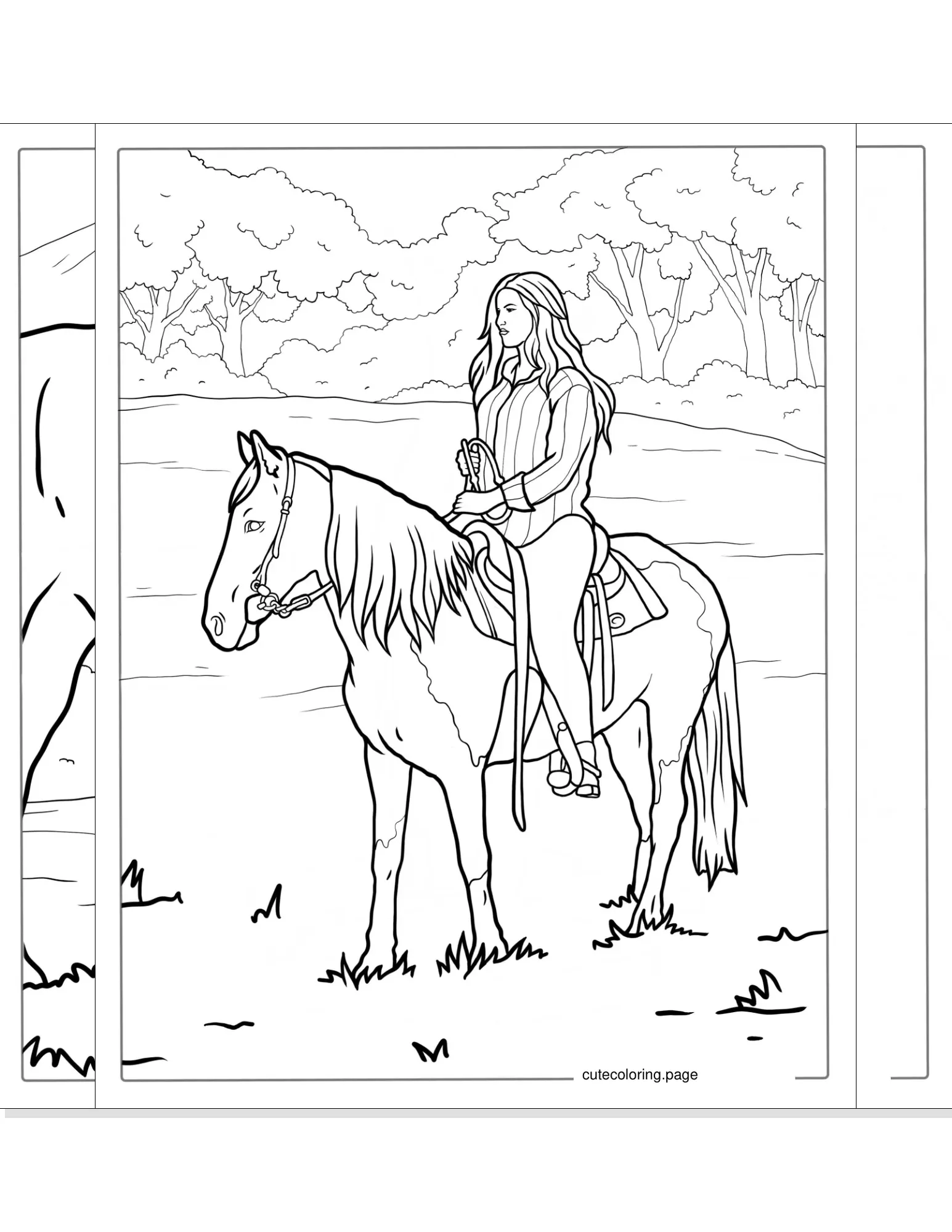 horse coloring pages