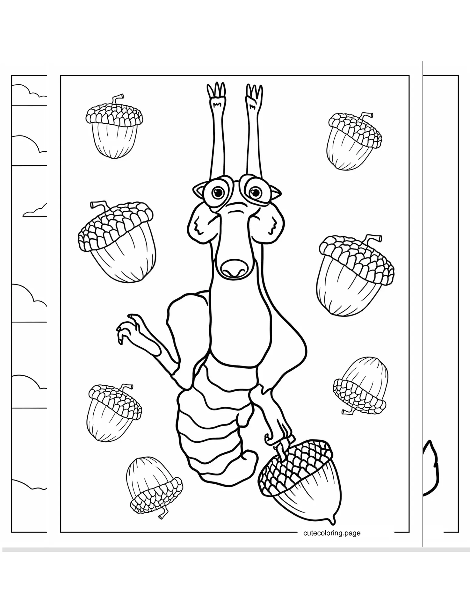 ice age coloring pages