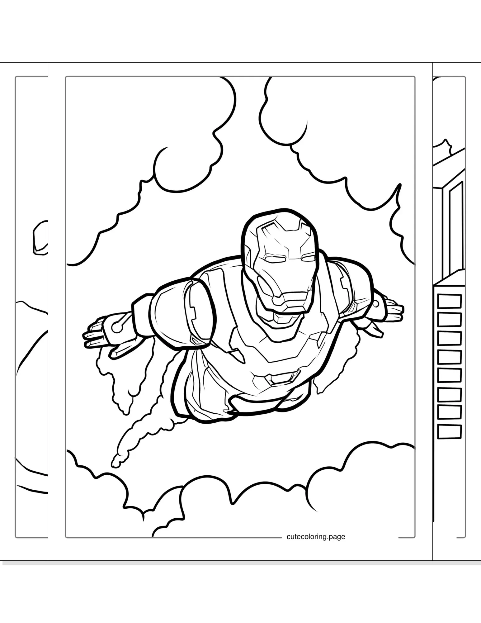 iron man coloring pages