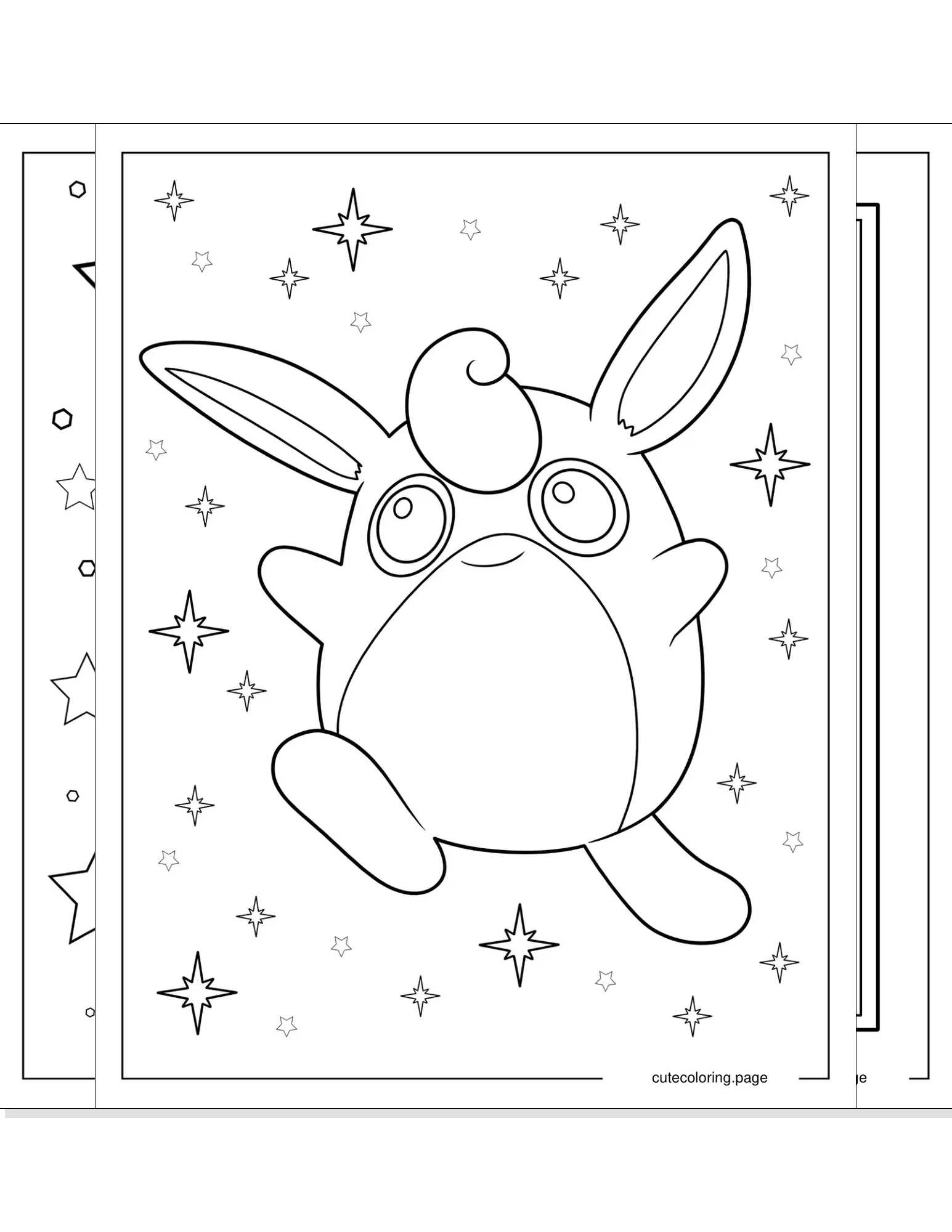 jigglypuff coloring pages