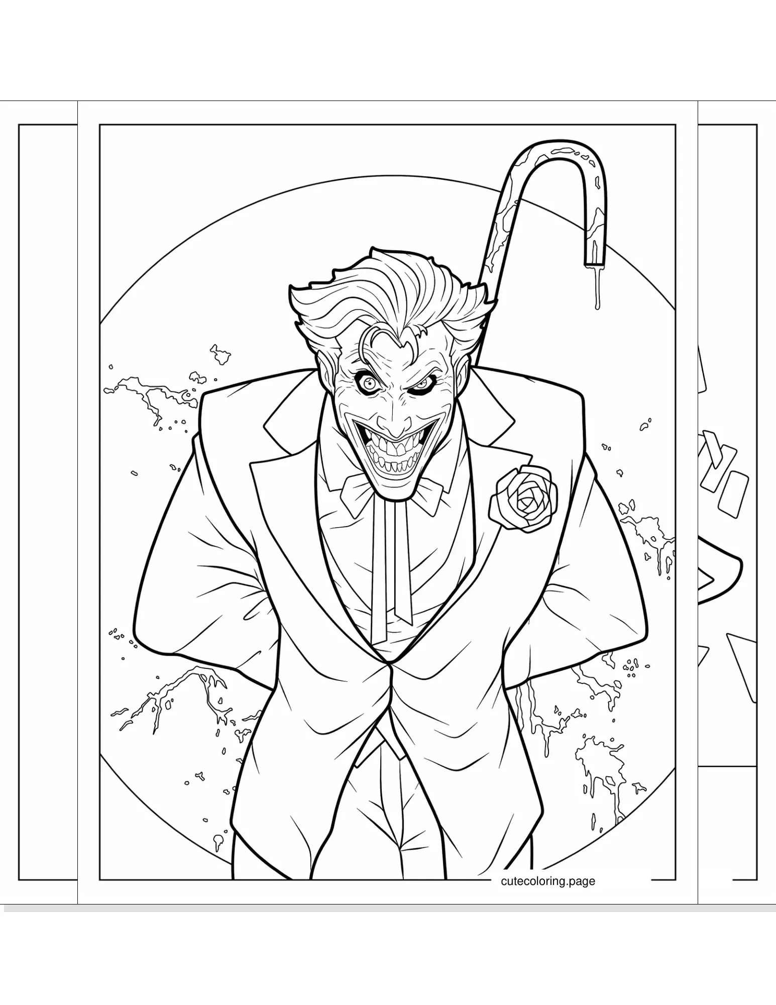 joker coloring pages