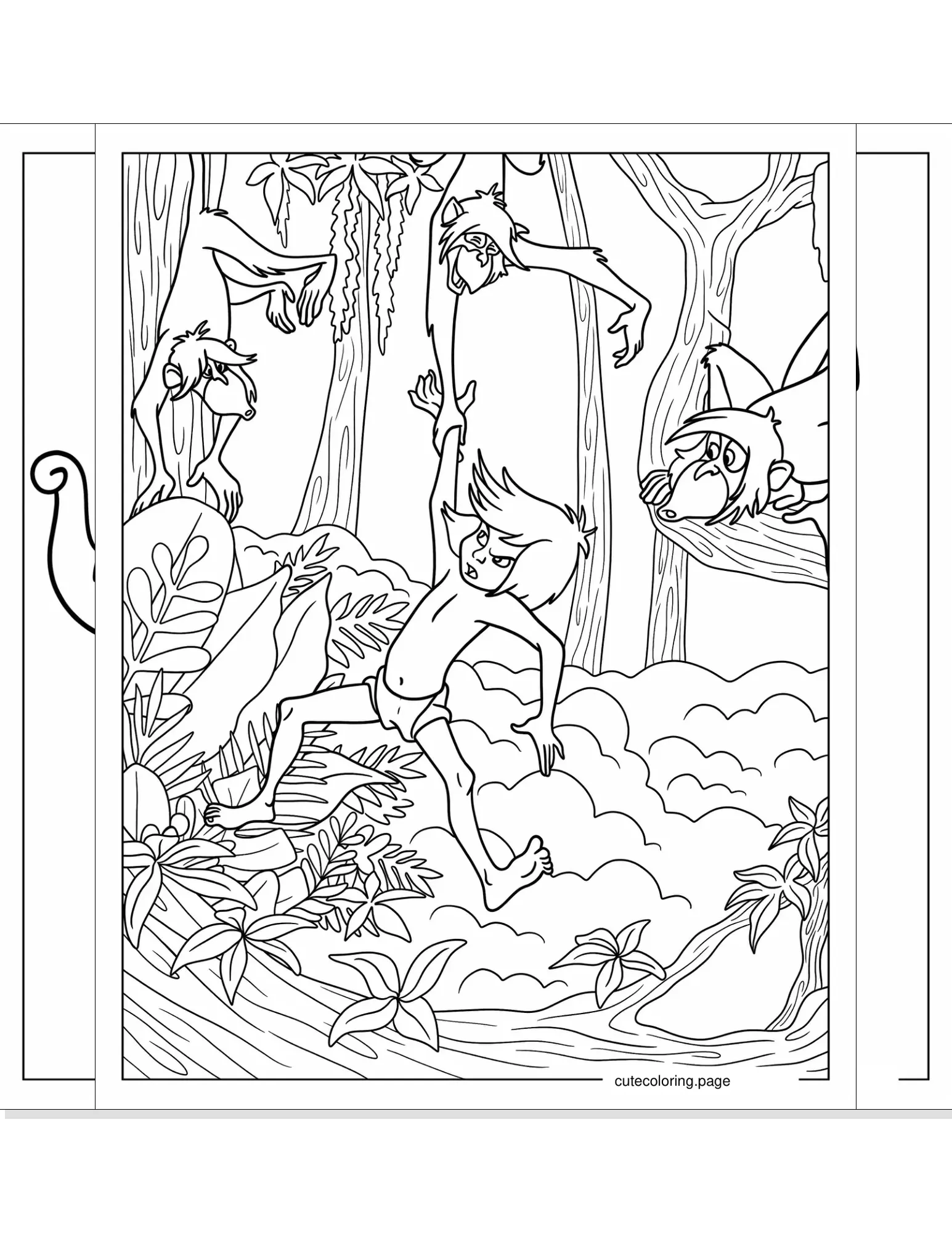 jungle book coloring pages