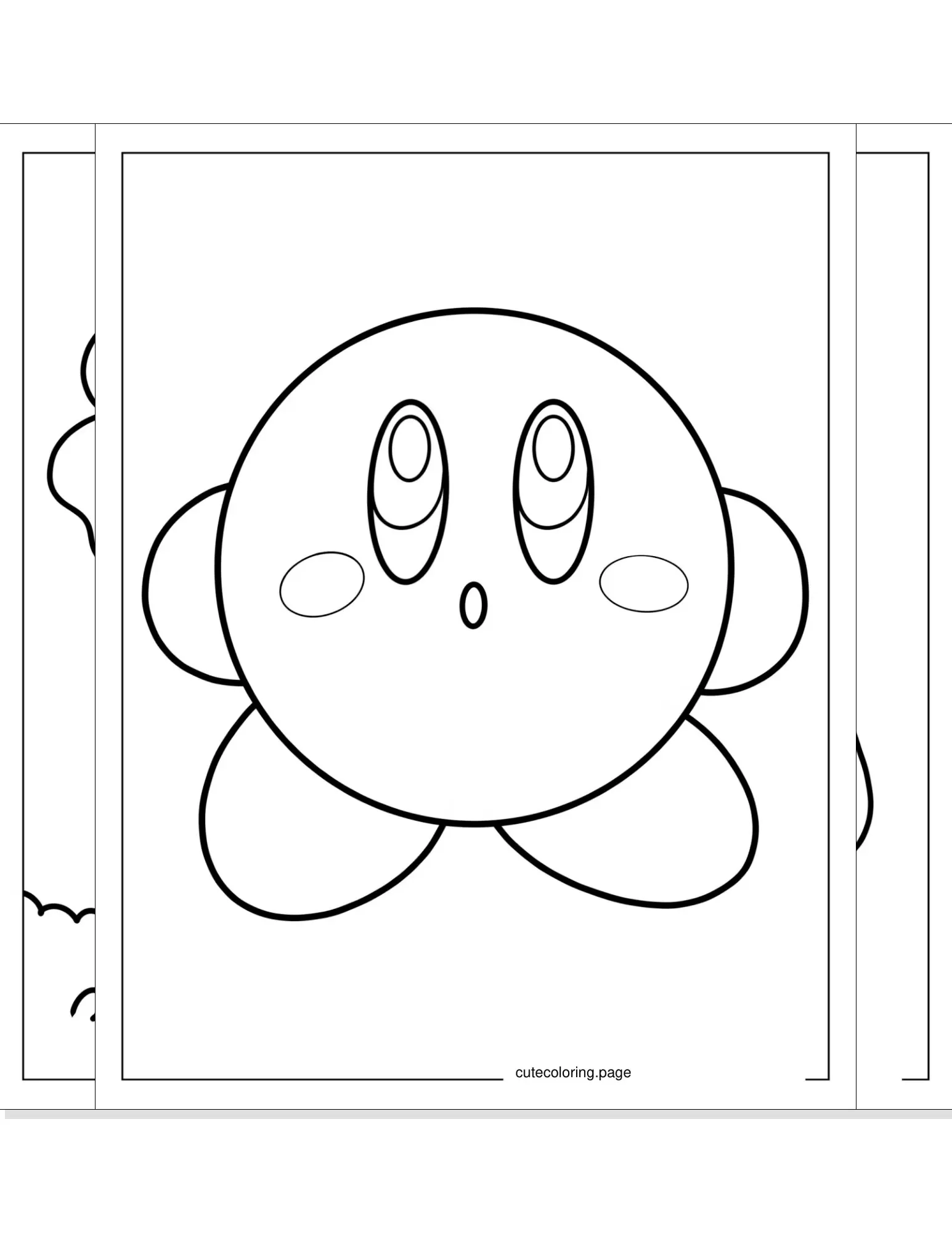 kirby coloring pages