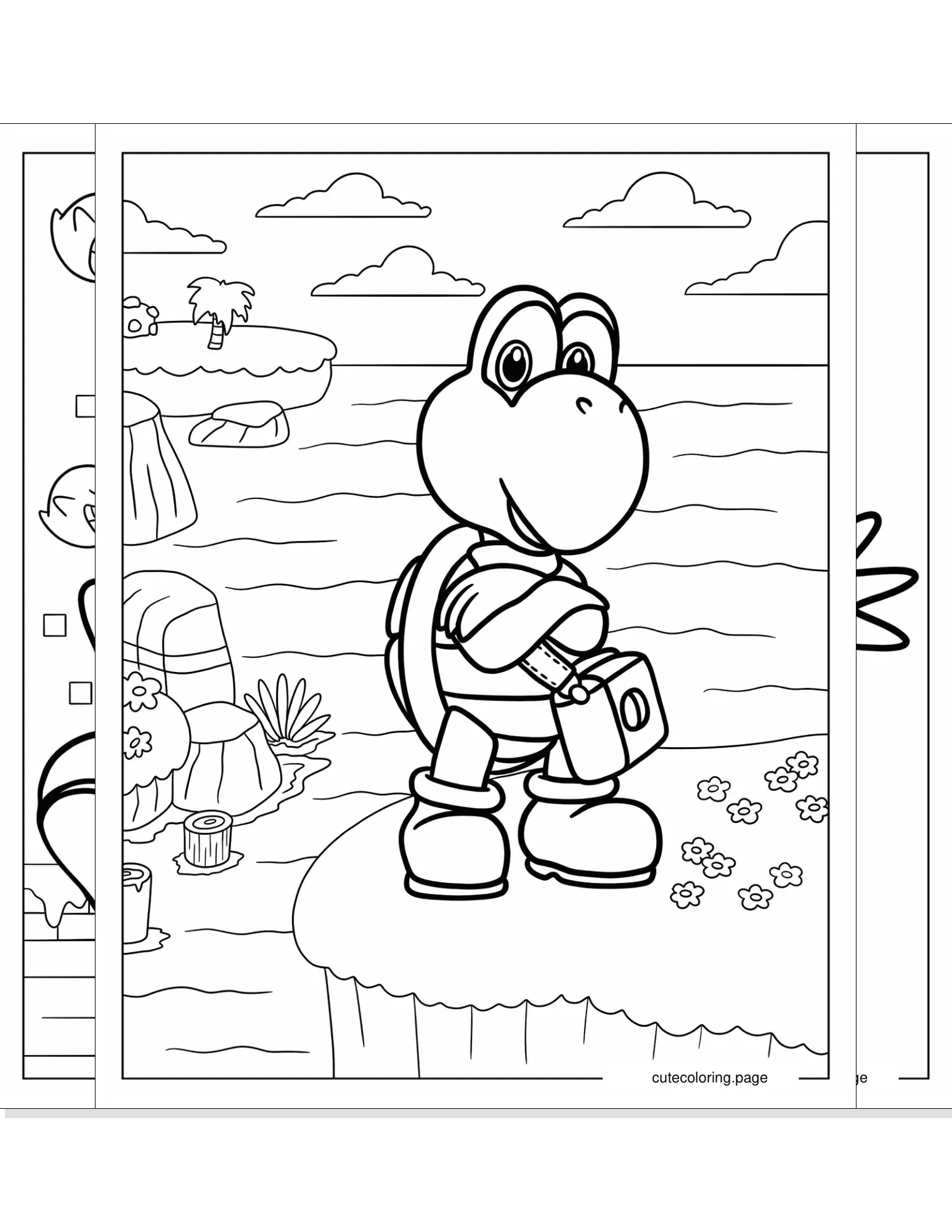 koopa troopa coloring pages