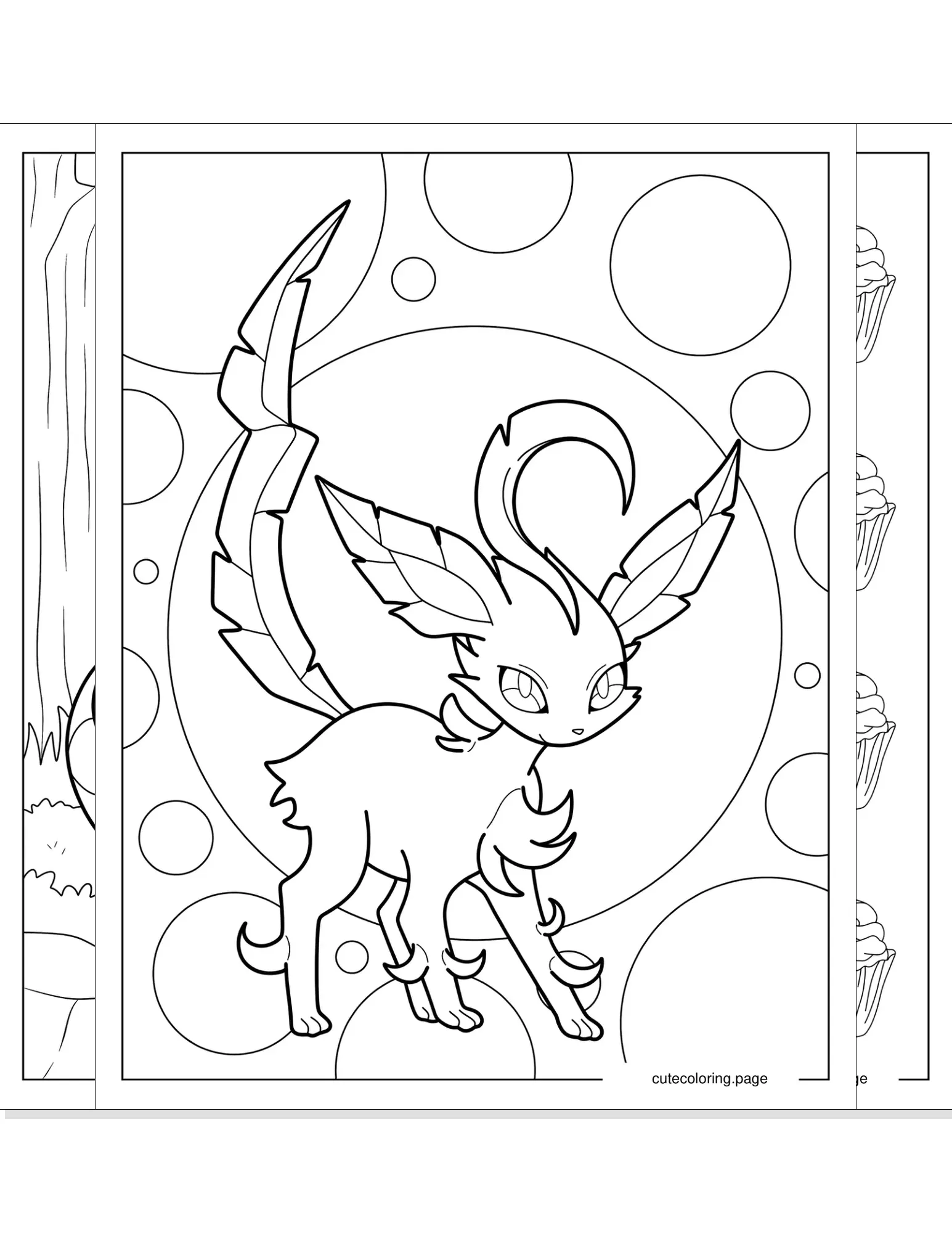 leafeon coloring pages