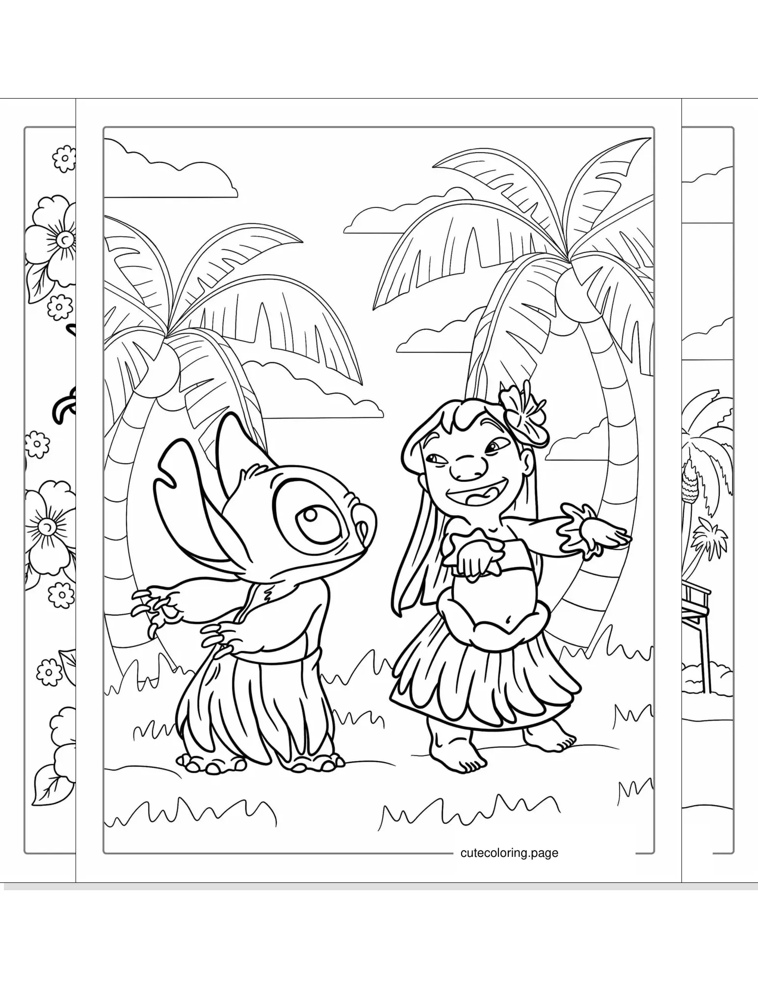 lilo stitch coloring pages