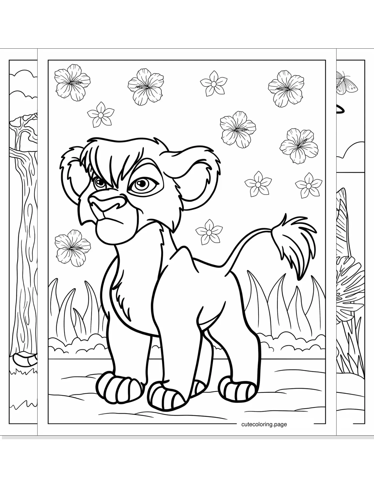 lion guard coloring pages