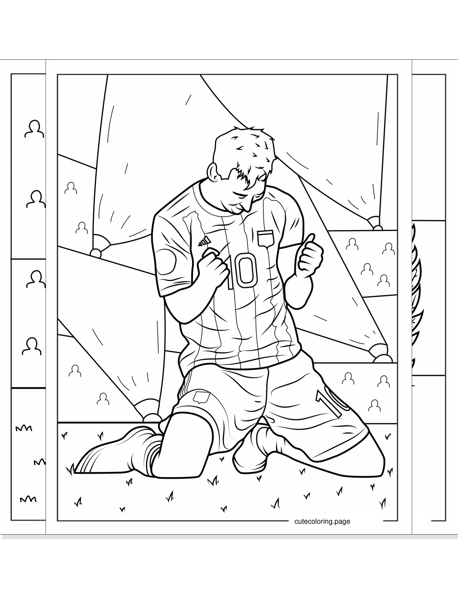 lionel messi coloring pages