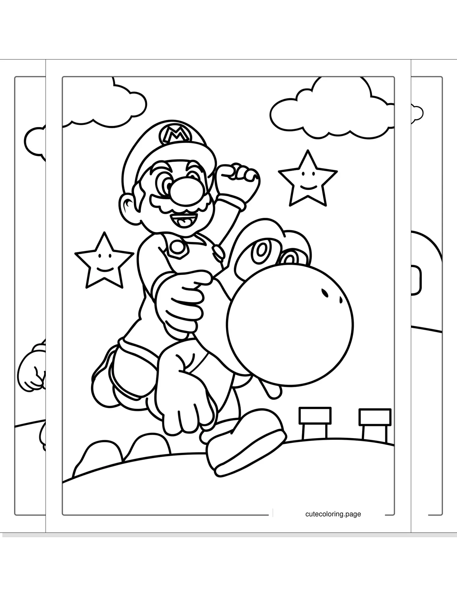 mario coloring pages