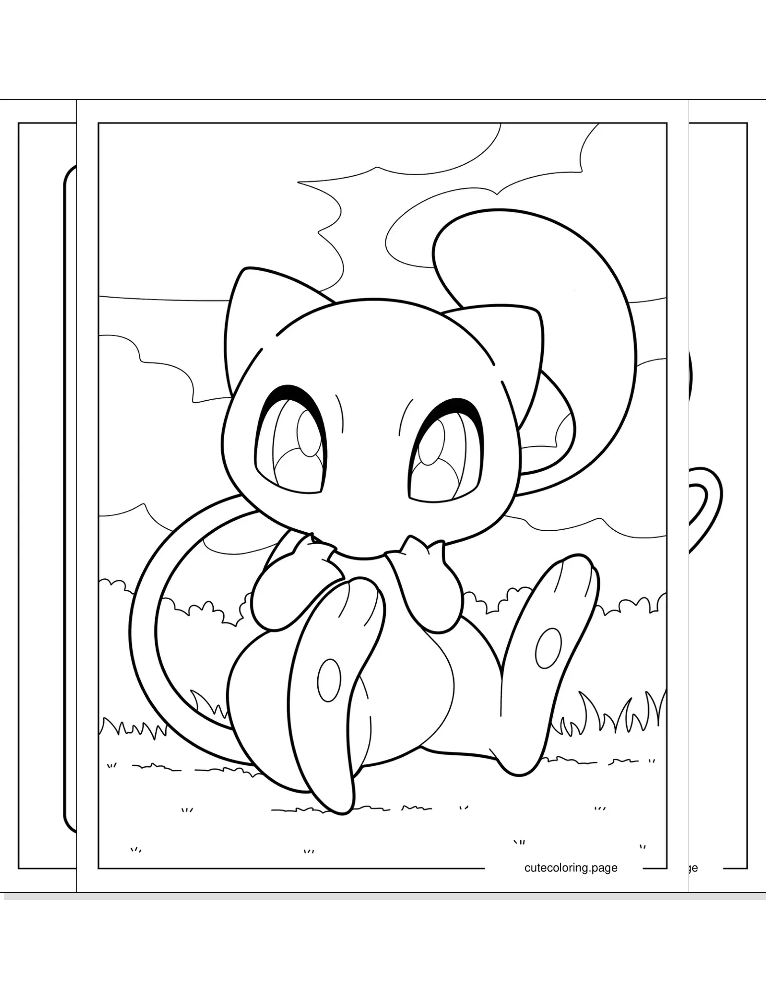 mew coloring pages