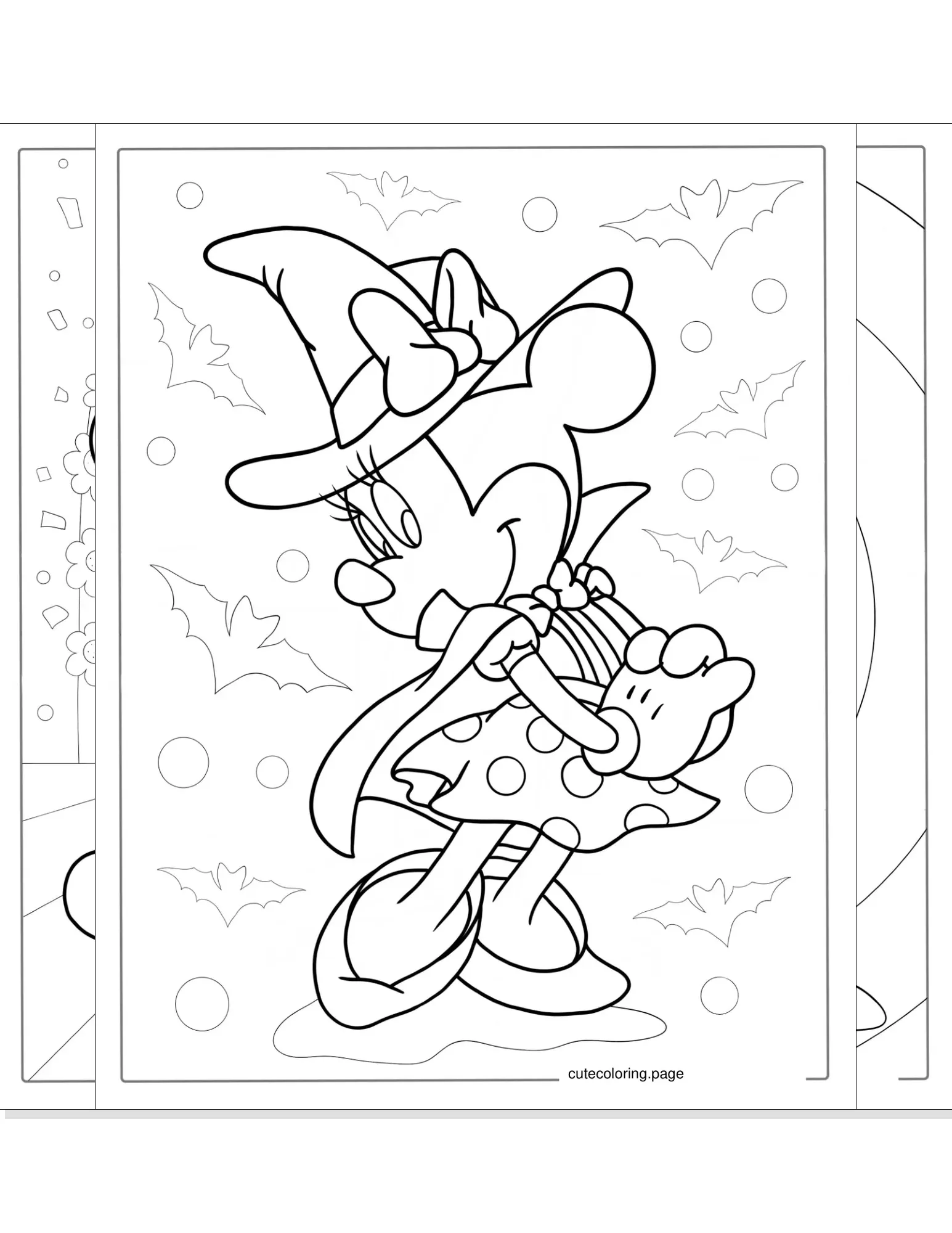 minnie mouse coloring pages