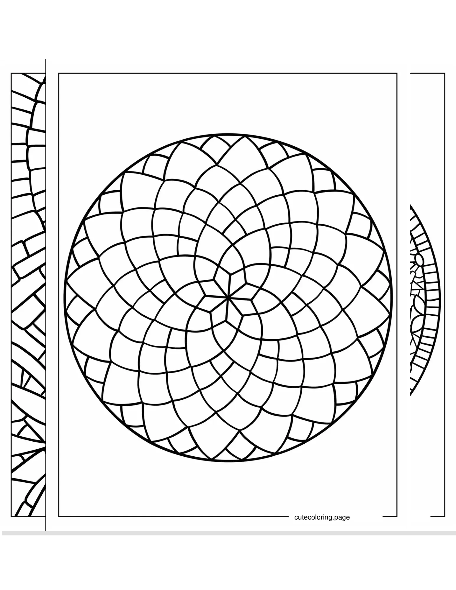 mosaic coloring pages