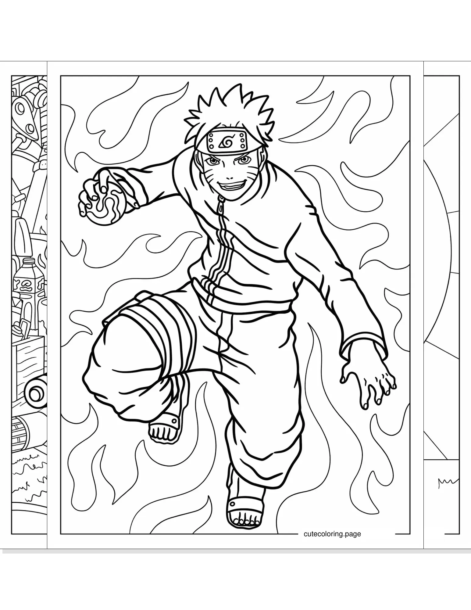 naruto coloring pages