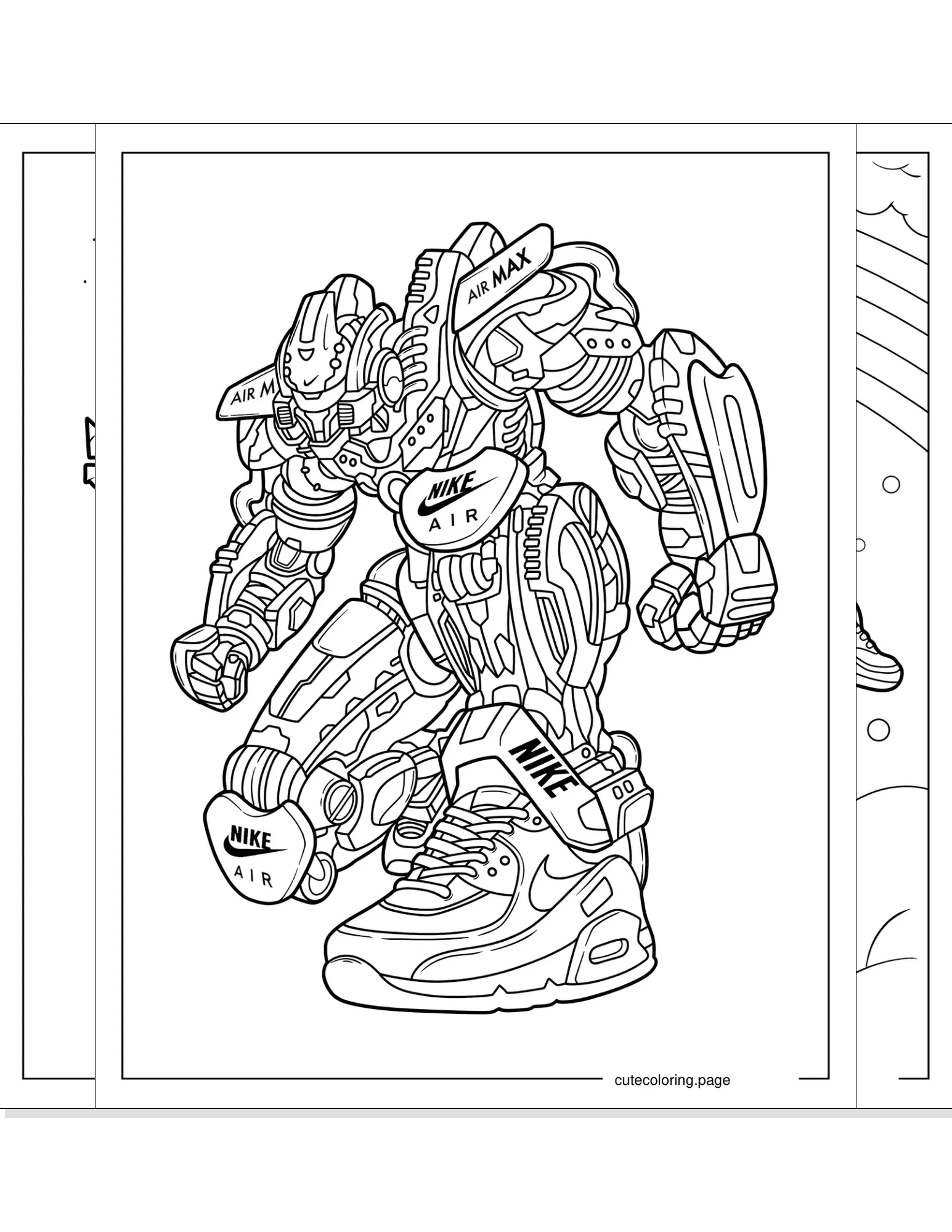 nike coloring pages