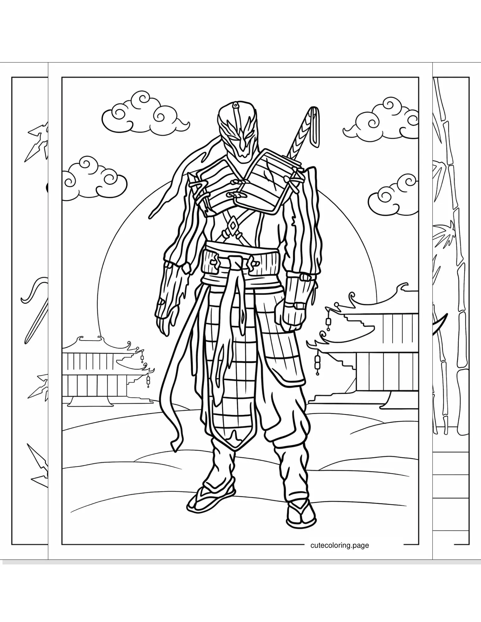 ninja coloring pages