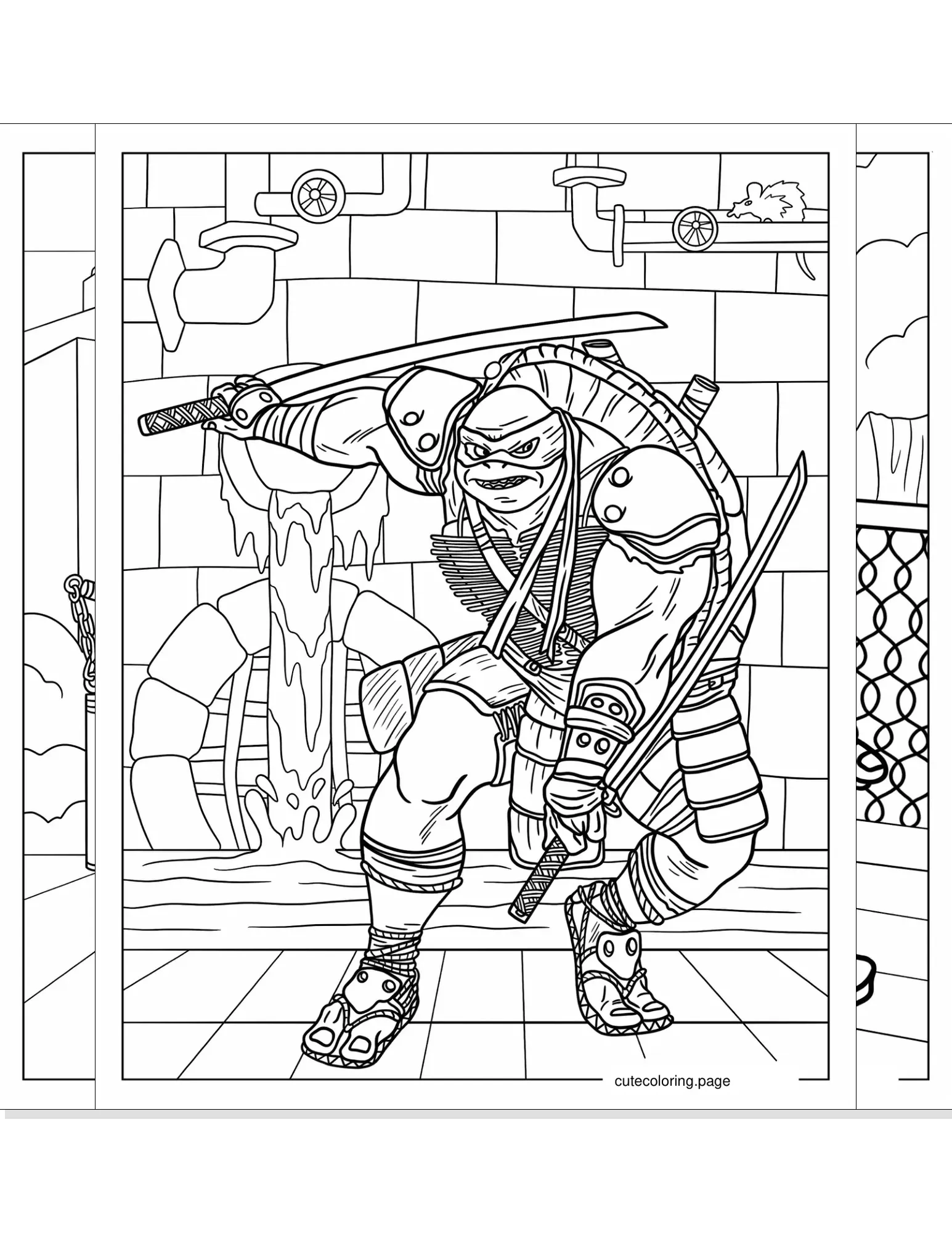 ninja turtles coloring pages