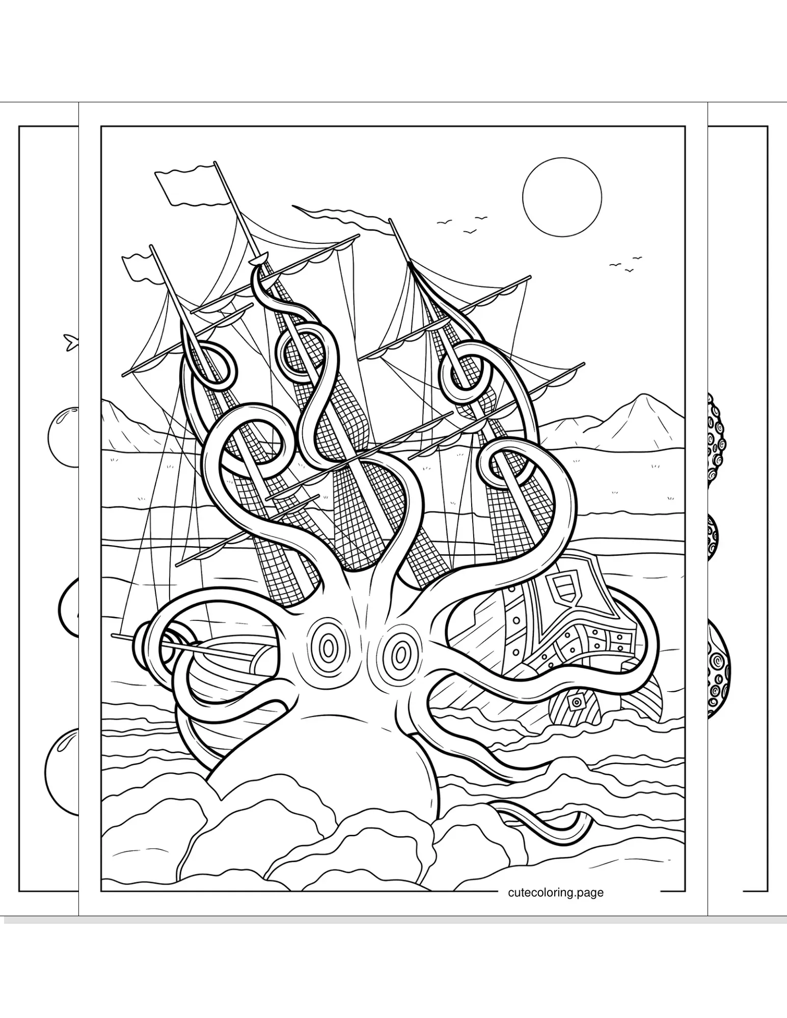 octopus coloring pages