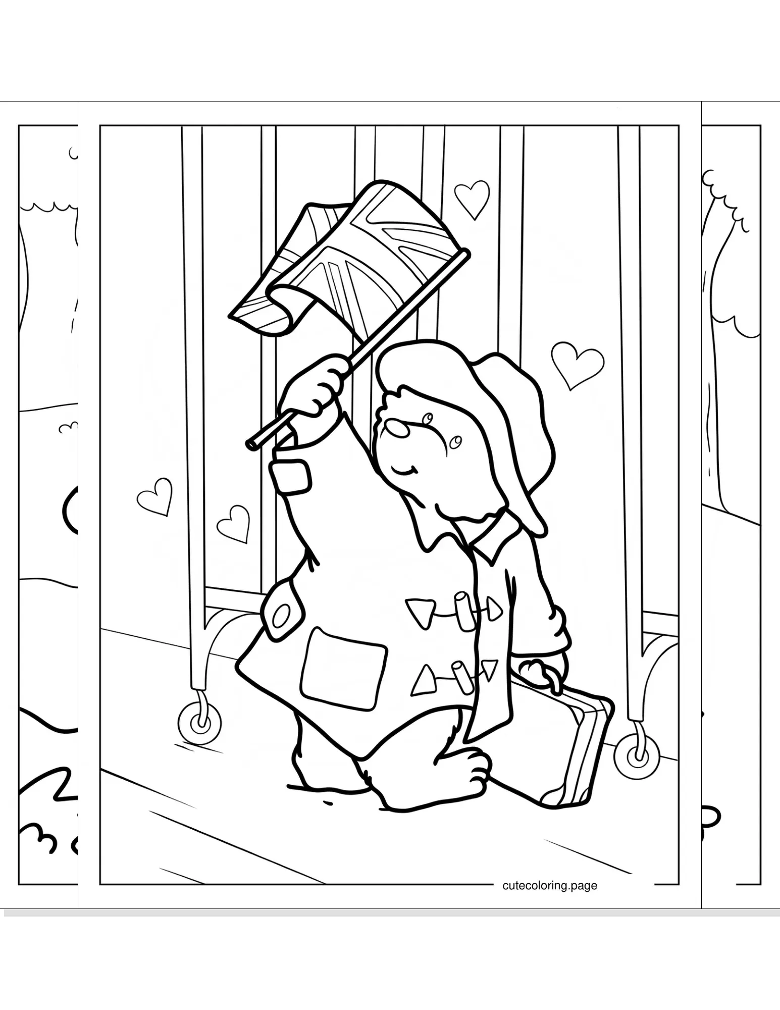 paddington coloring pages