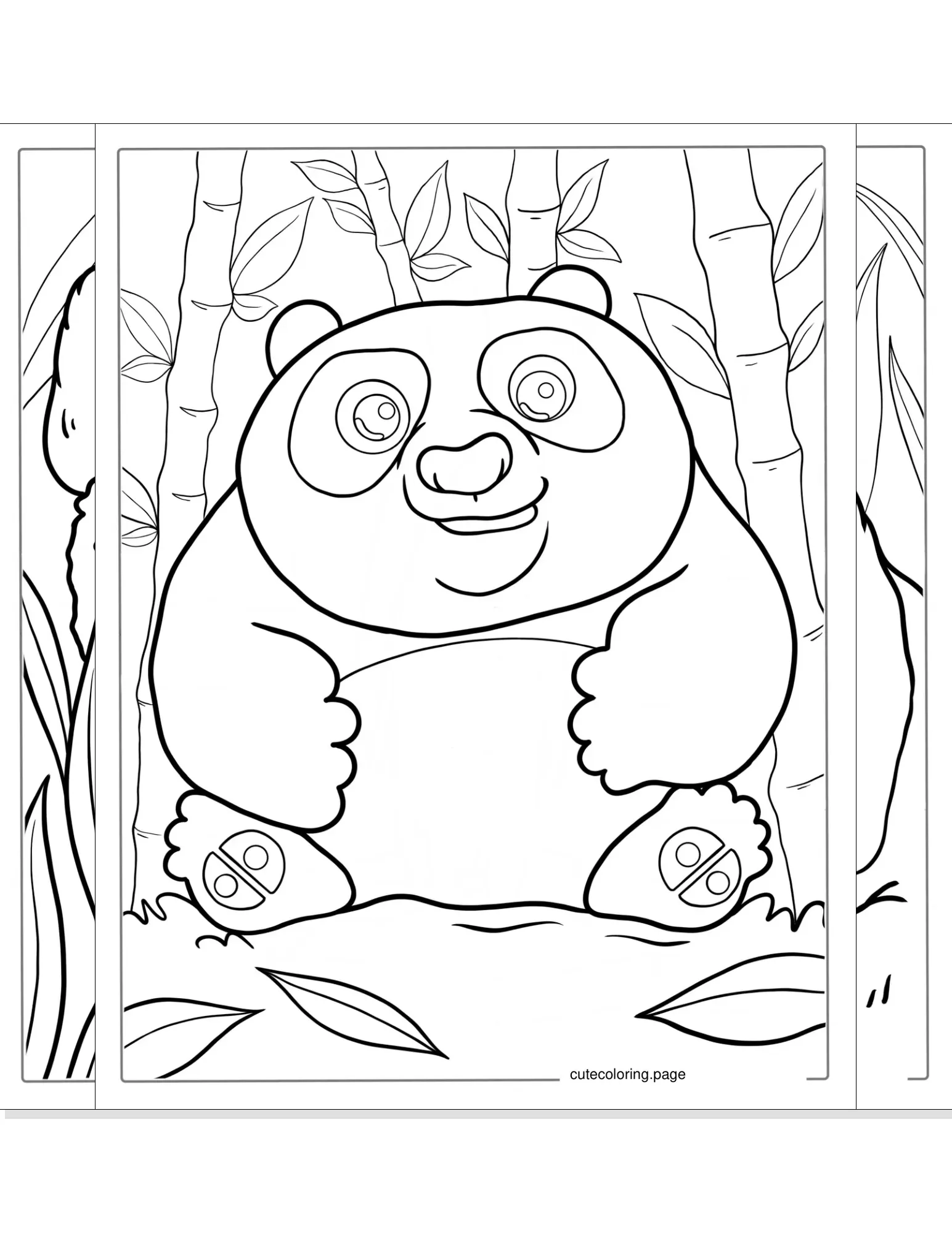 panda coloring pages