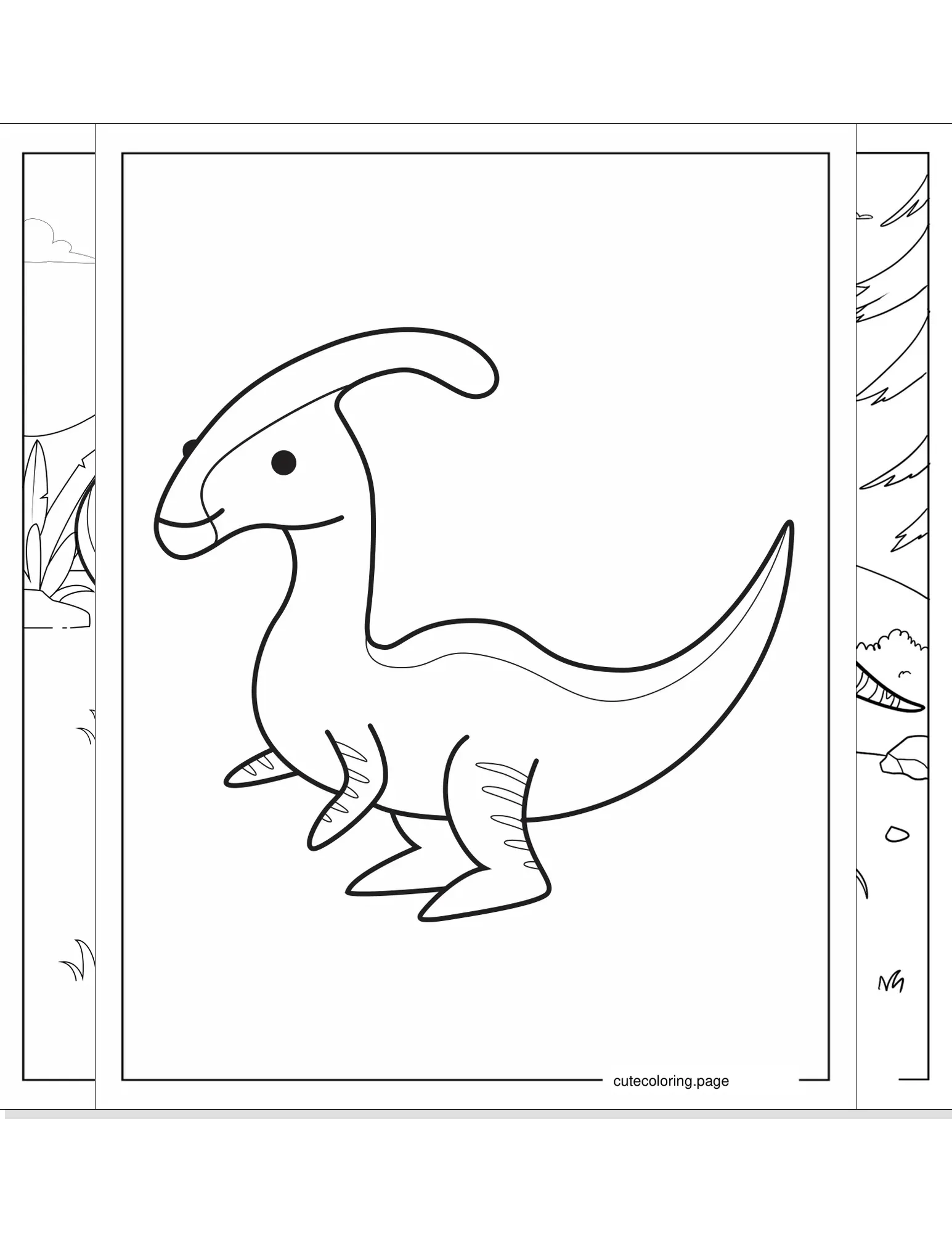 parasaurolophus coloring pages