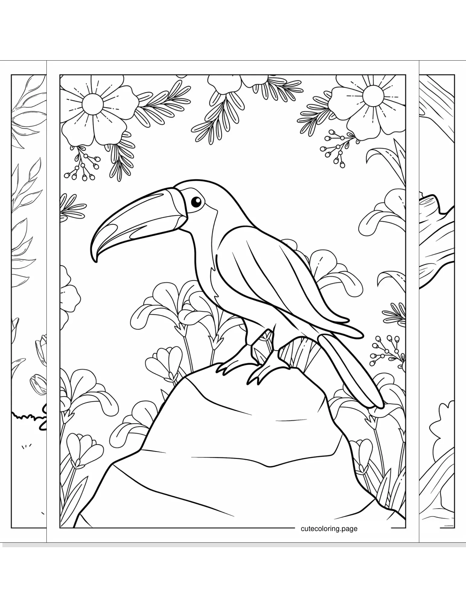 parrot coloring pages