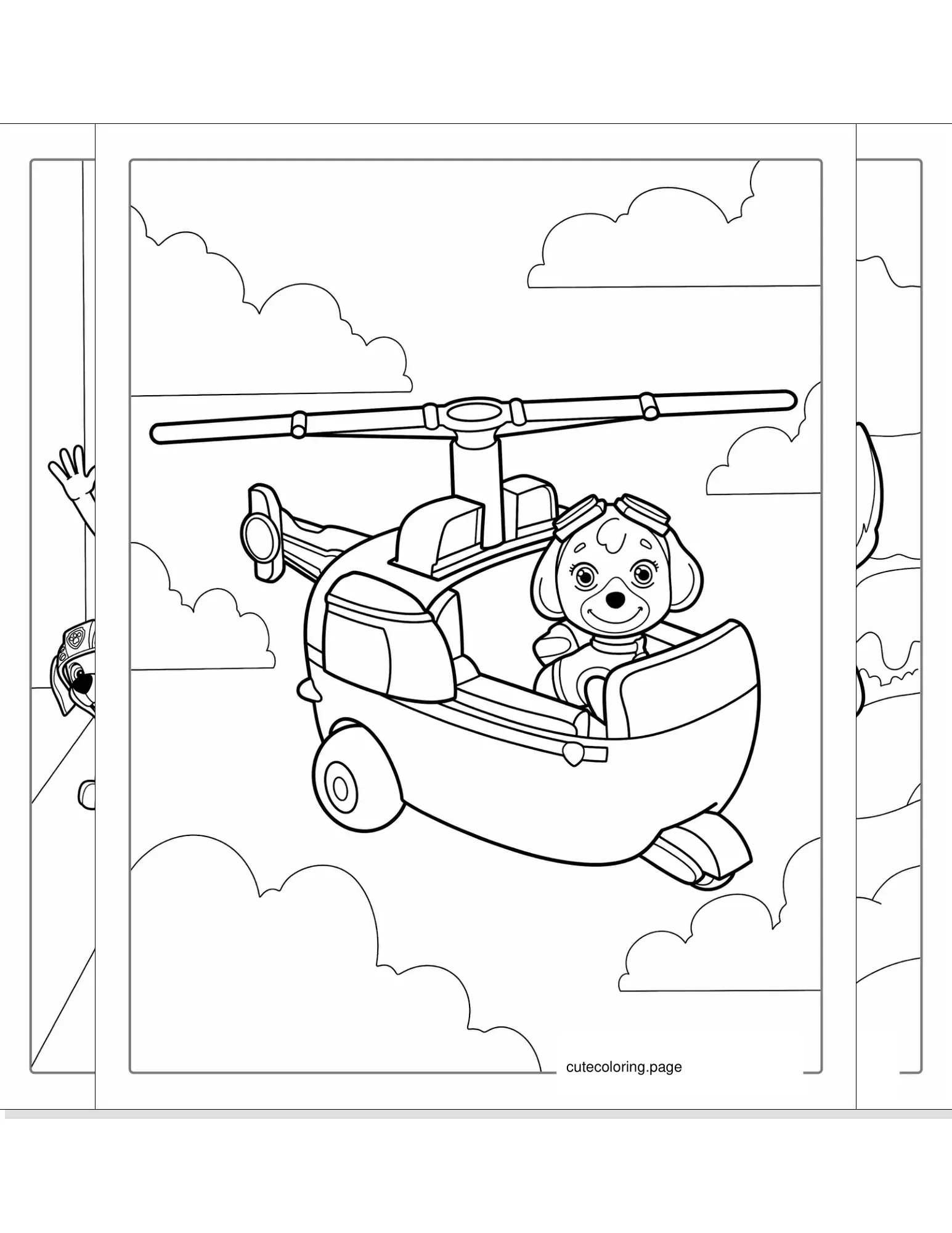 paw patrol coloring pages