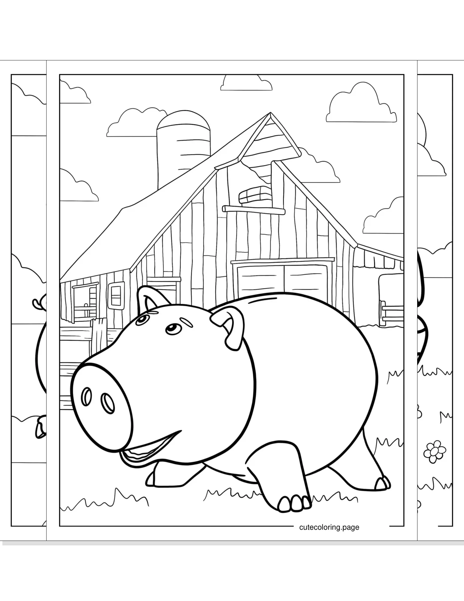 pig coloring pages