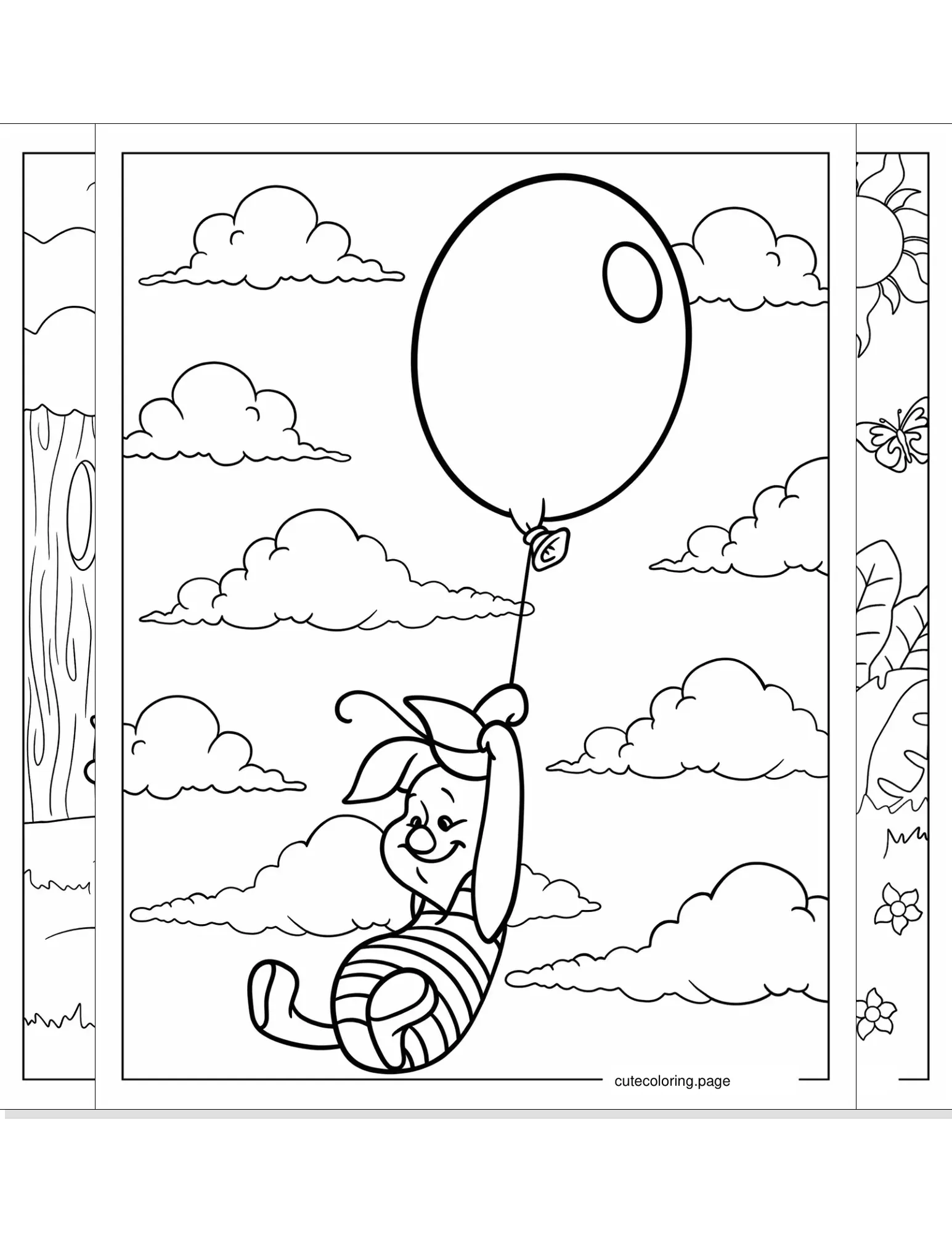 piglet coloring pages