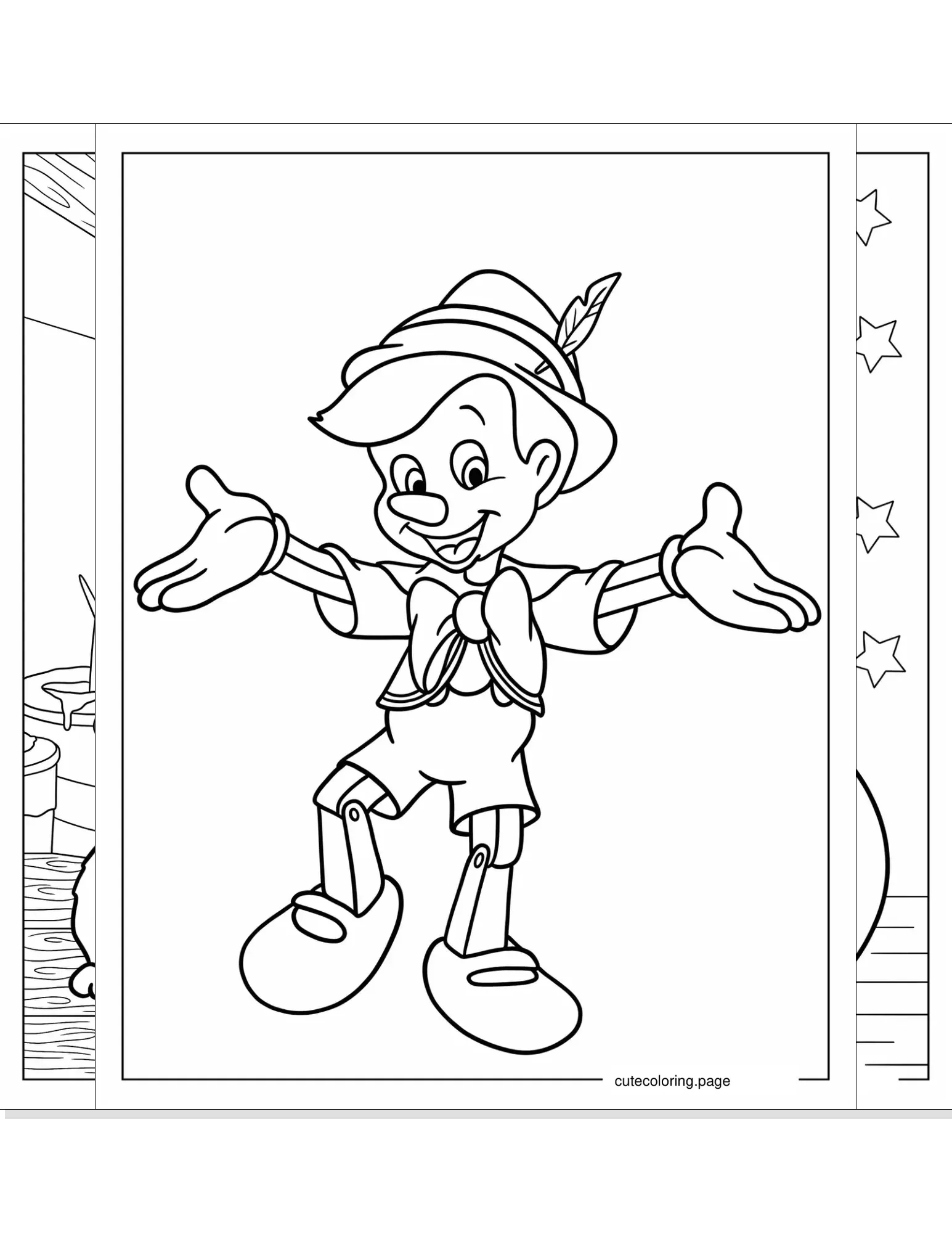 pinocchio coloring pages