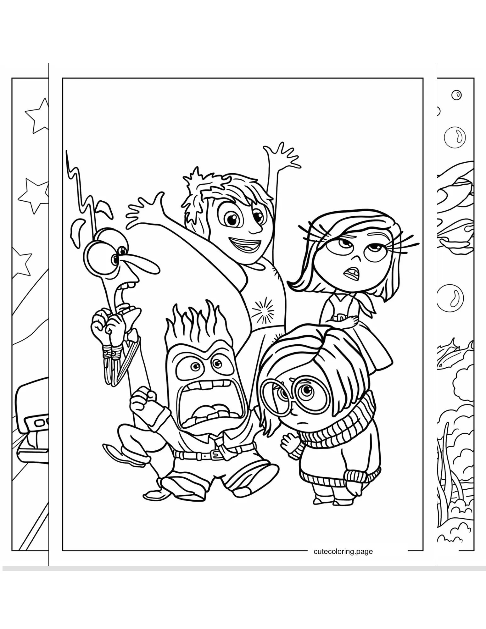 pixar coloring pages