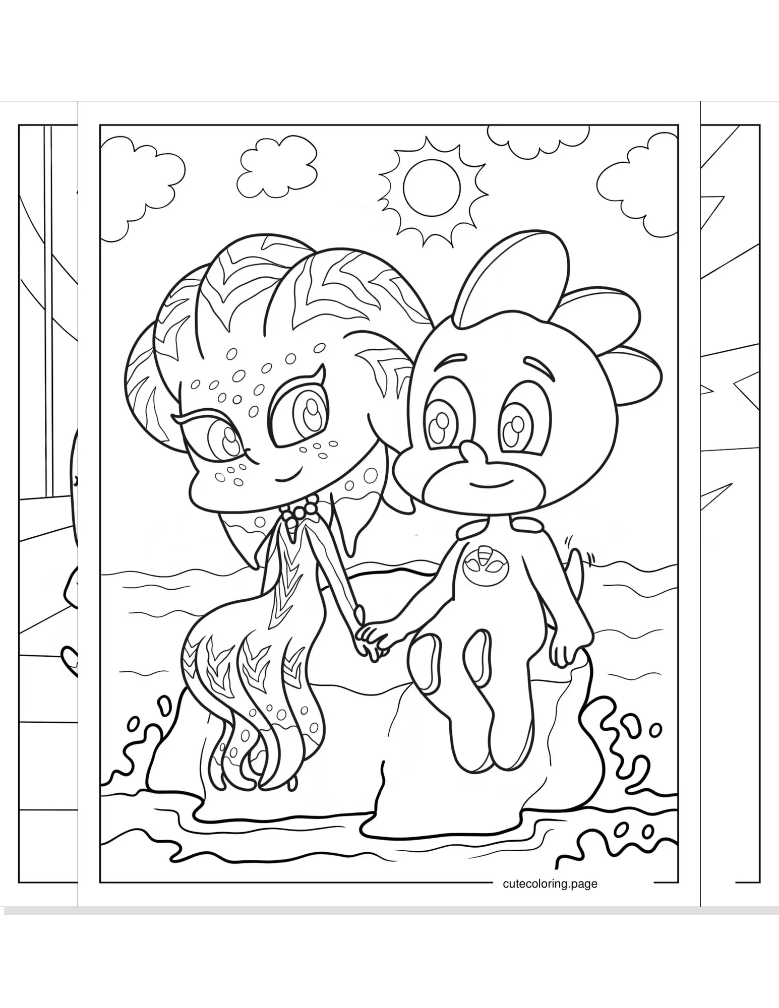 pj masks coloring pages