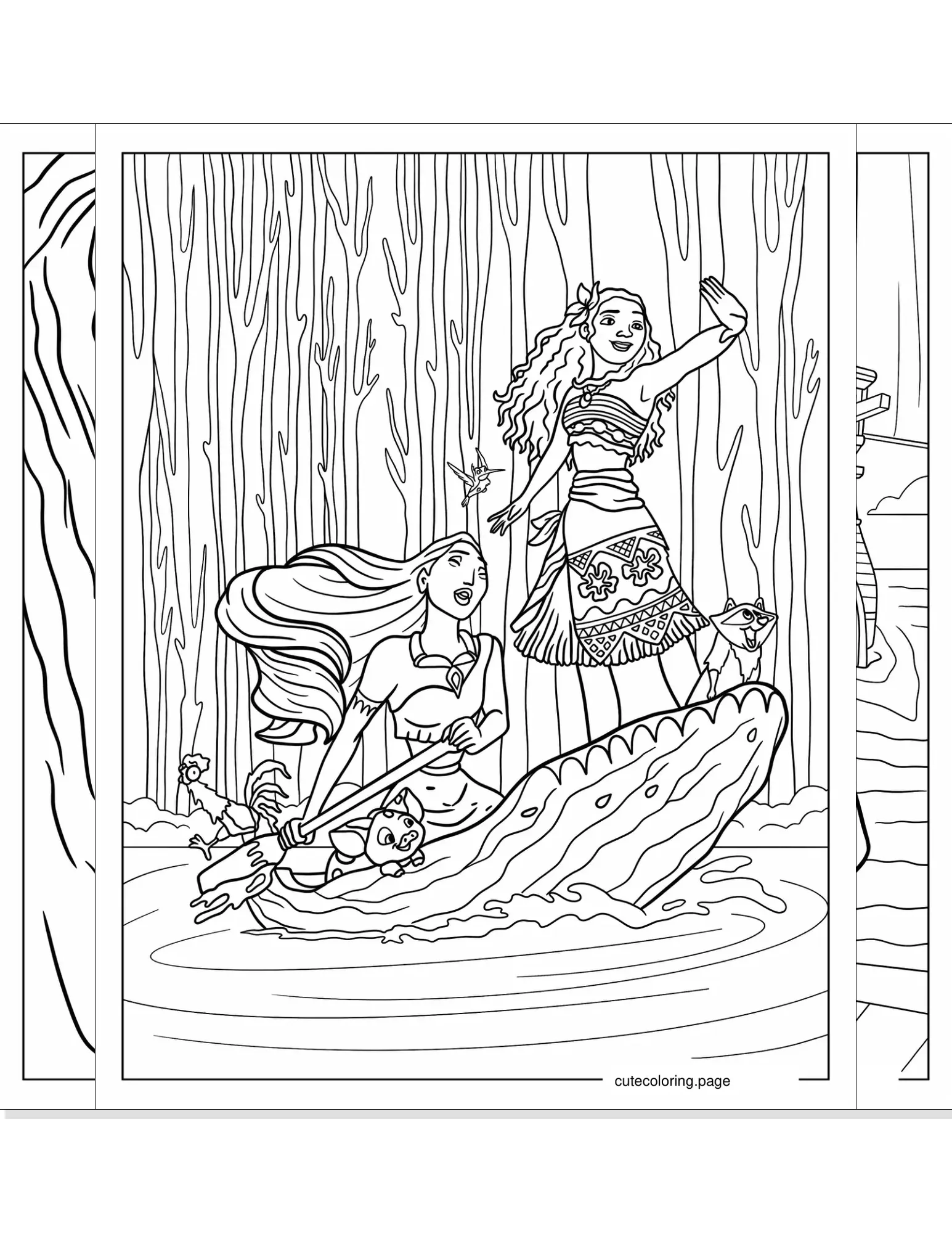 pocahontas coloring pages