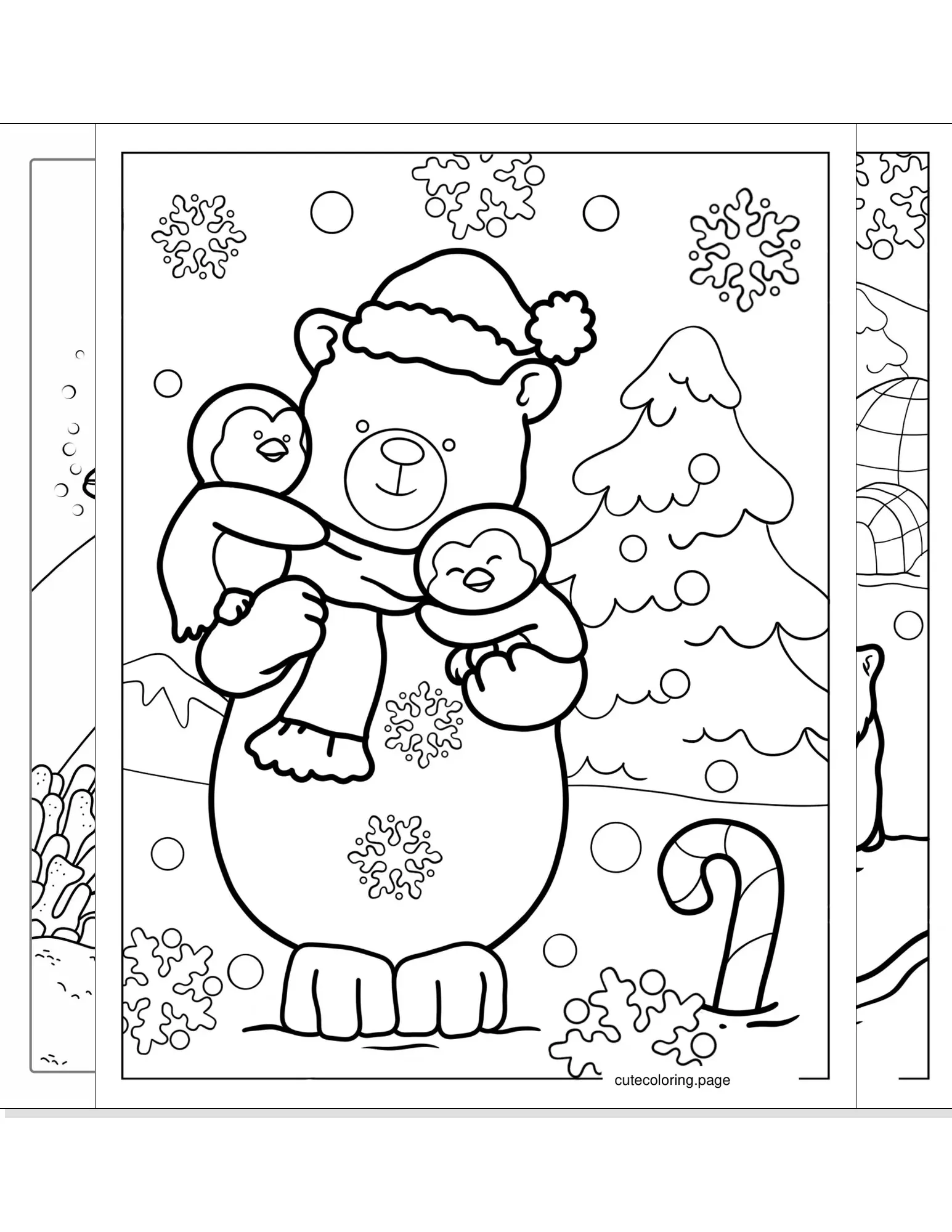 polar bear coloring pages