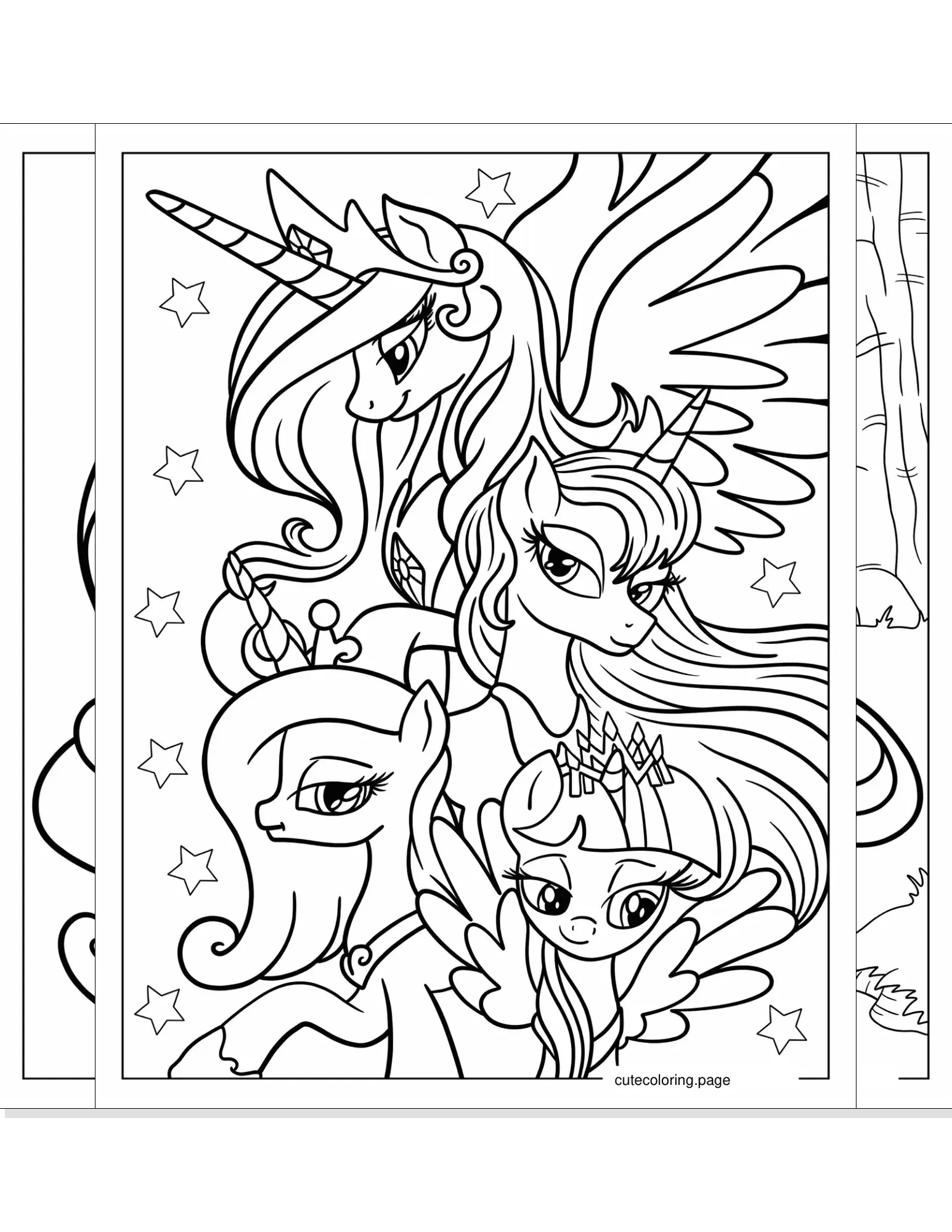 princess celestia coloring pages