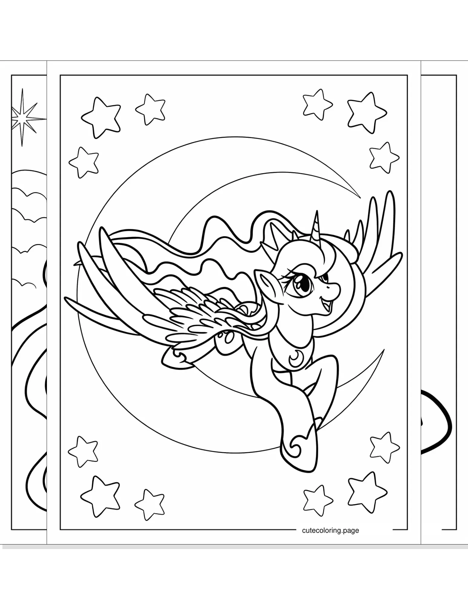 princess luna coloring pages