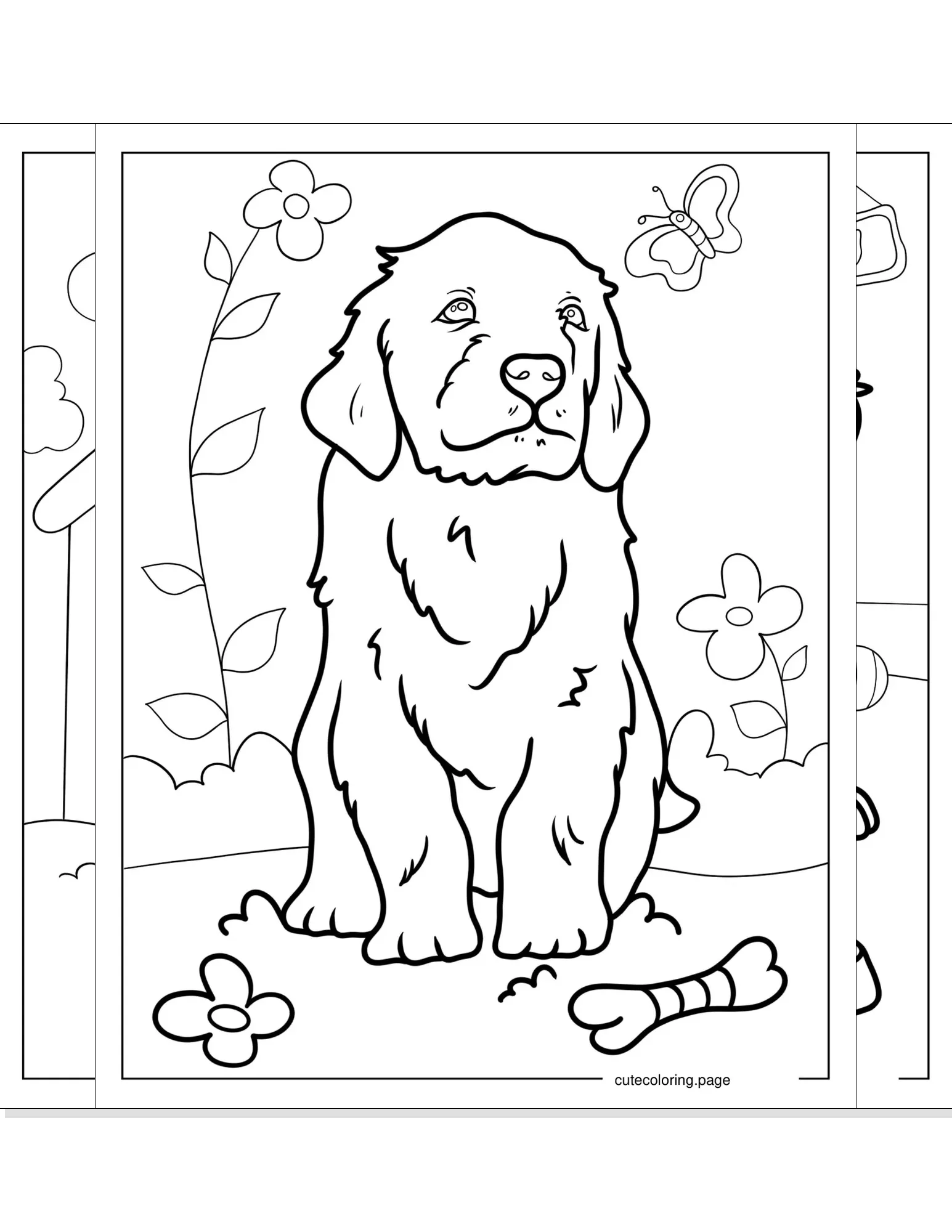 puppy coloring pages