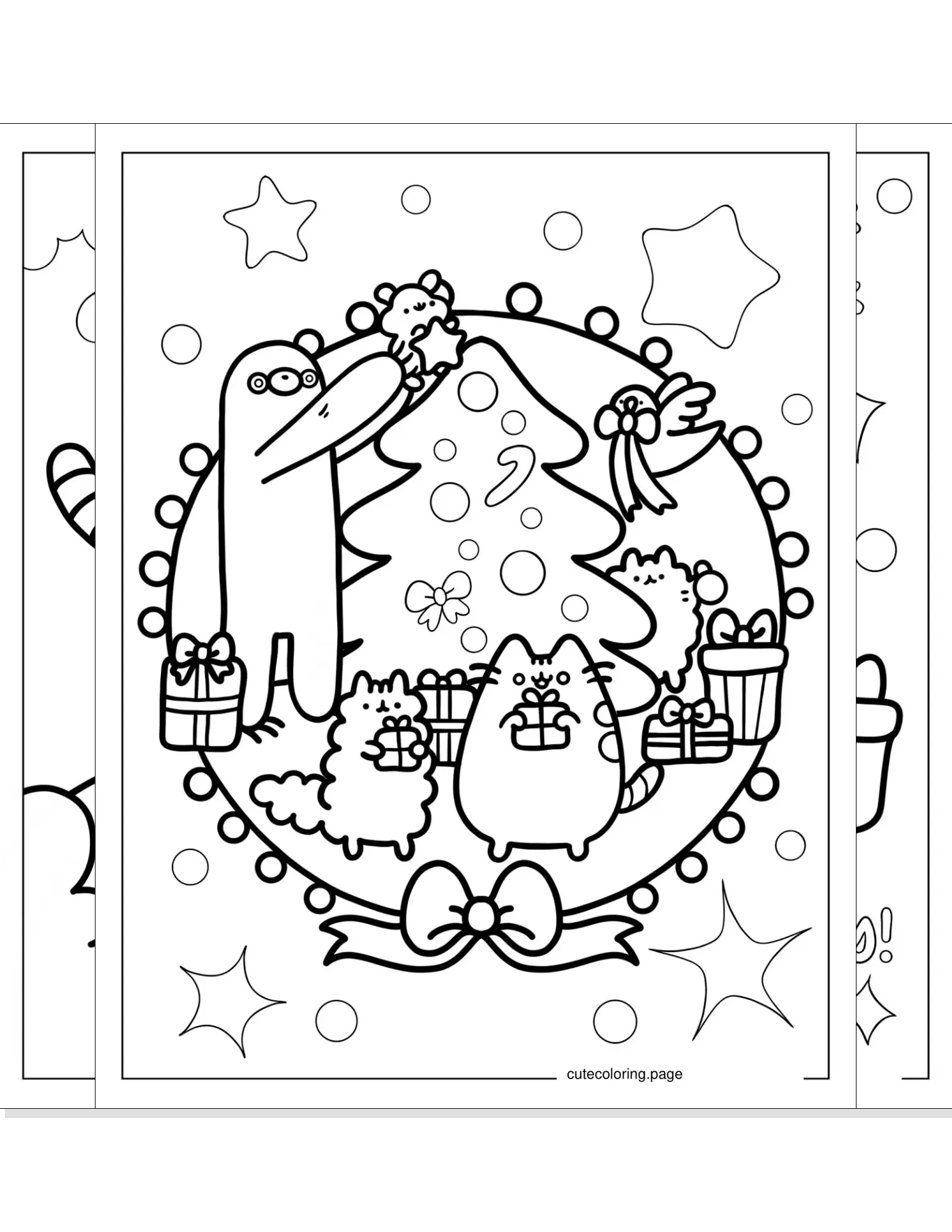 pusheen coloring pages