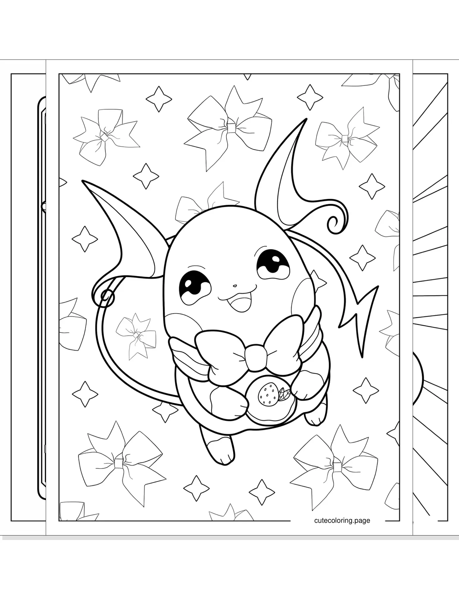 raichu coloring pages