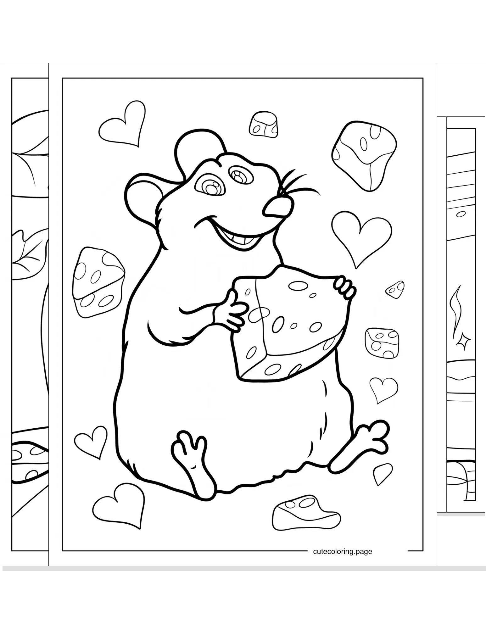 ratatouille coloring pages