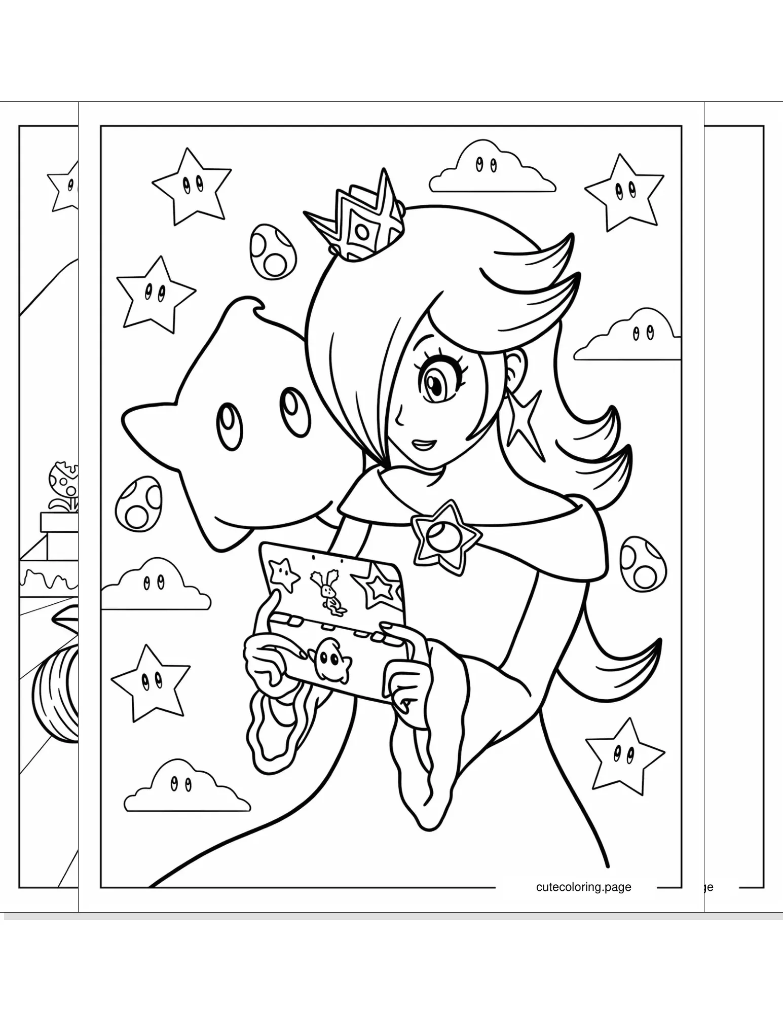 rosalina coloring pages