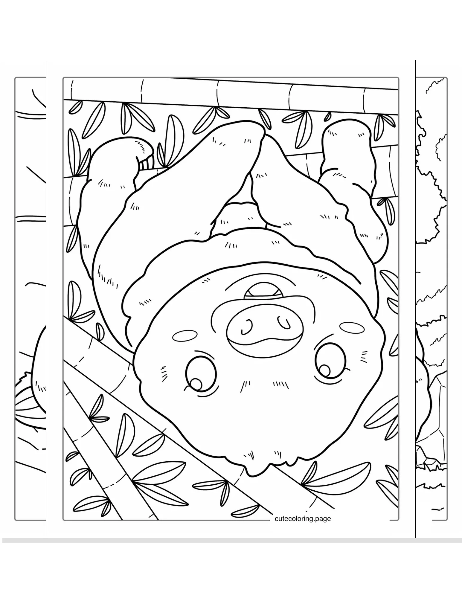 sloth coloring pages