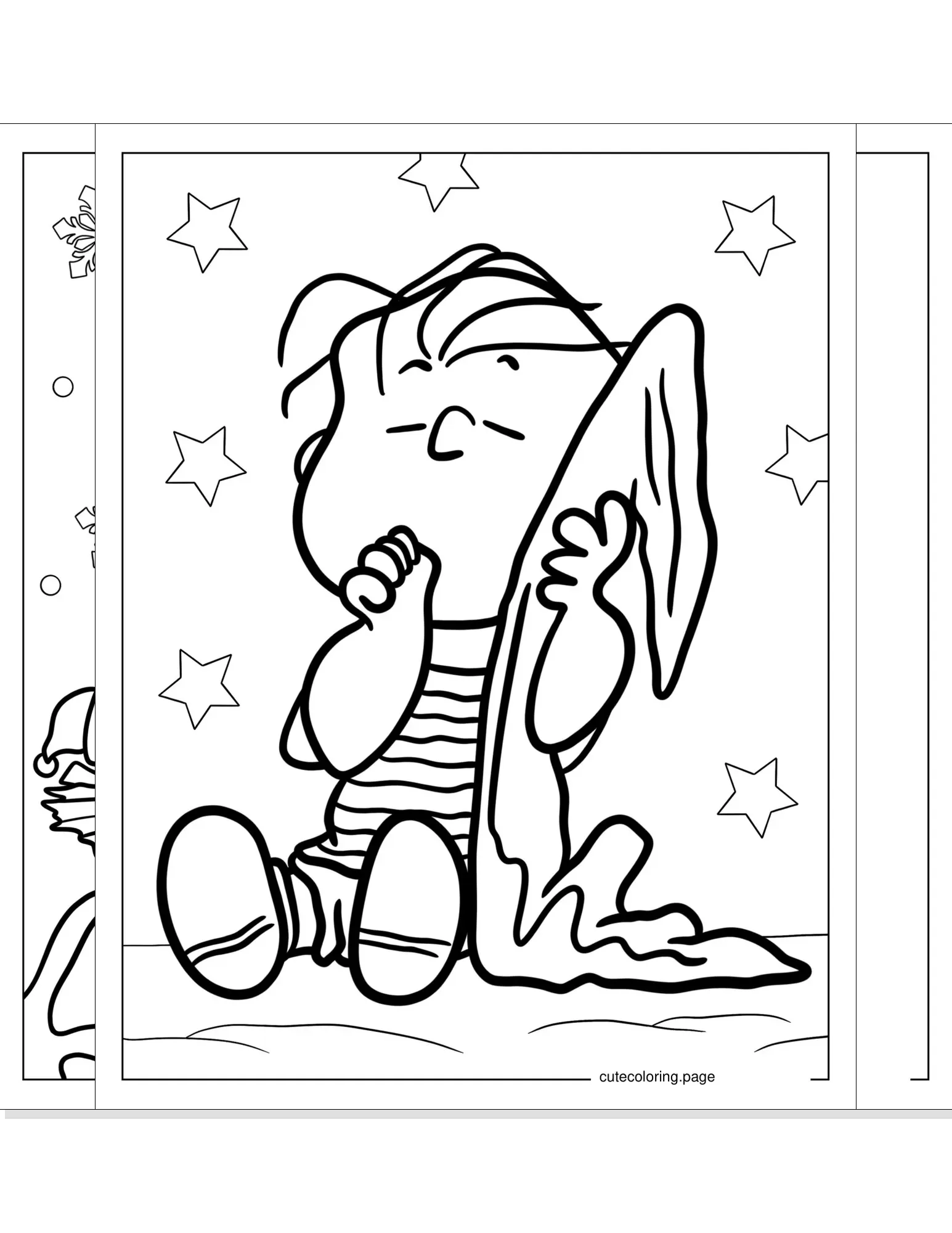 snoopy coloring pages