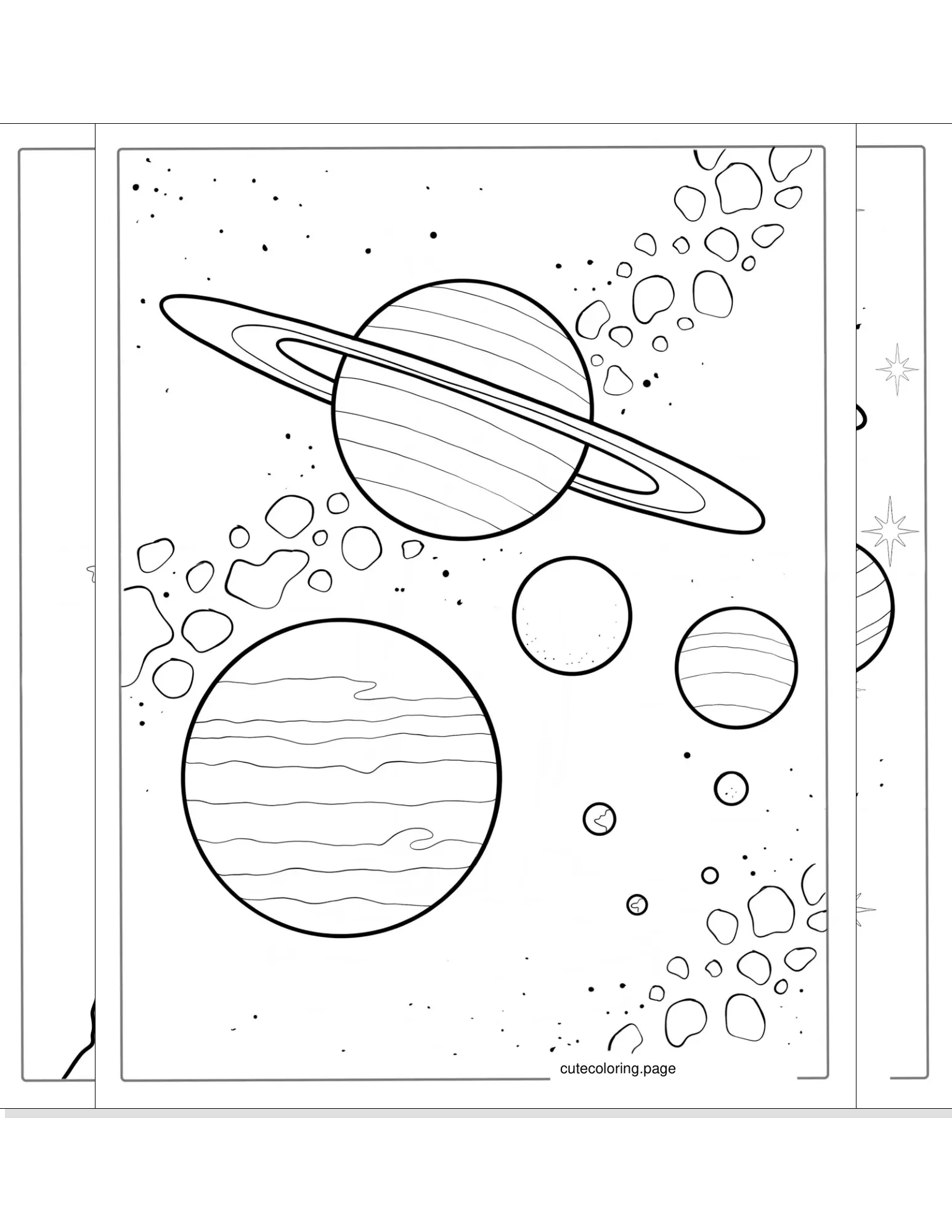 solar system coloring pages