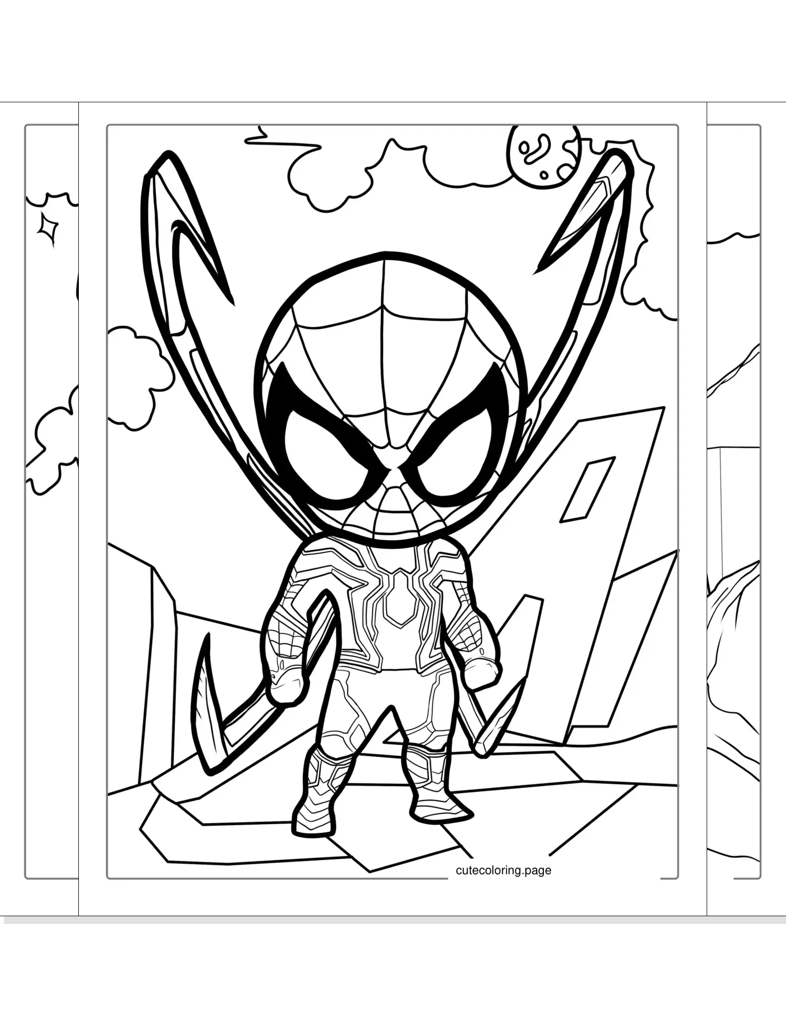 spider man coloring pages