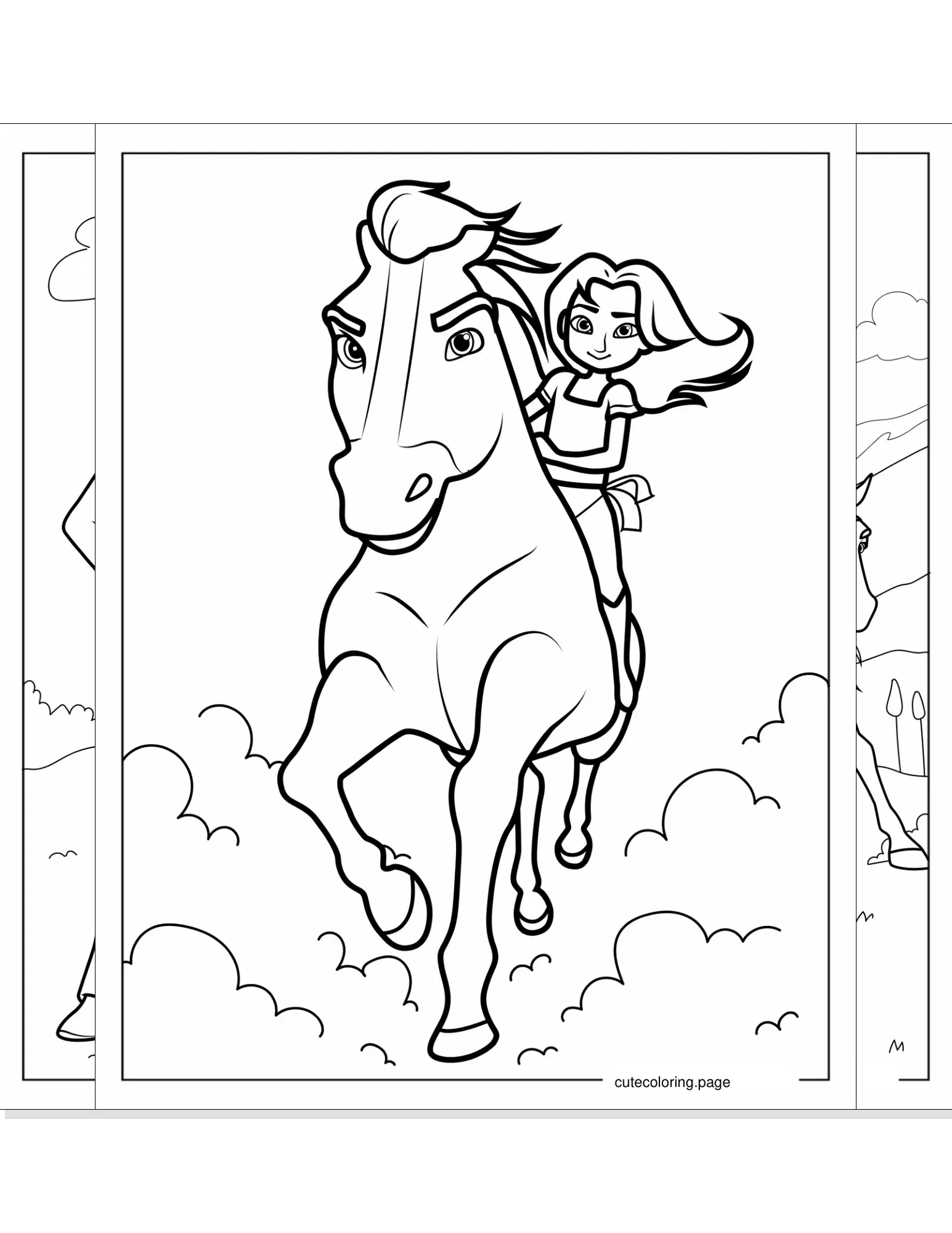 spirit coloring pages