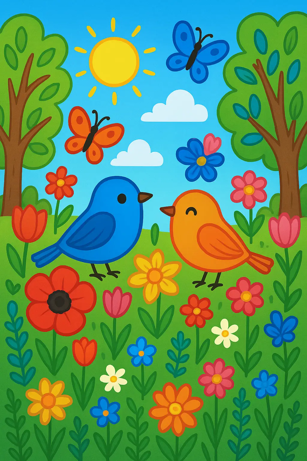 spring coloring pages