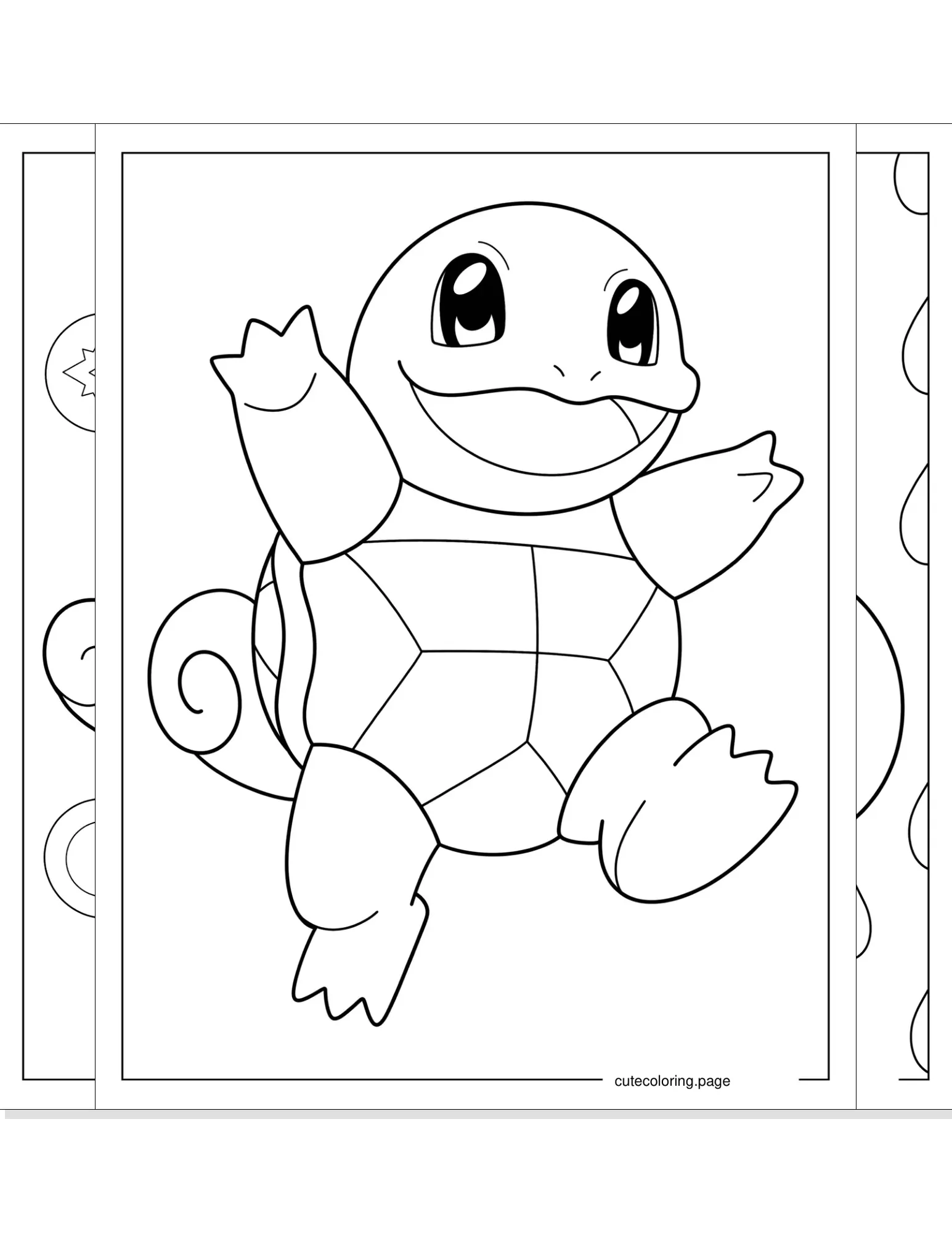 squirtle coloring pages