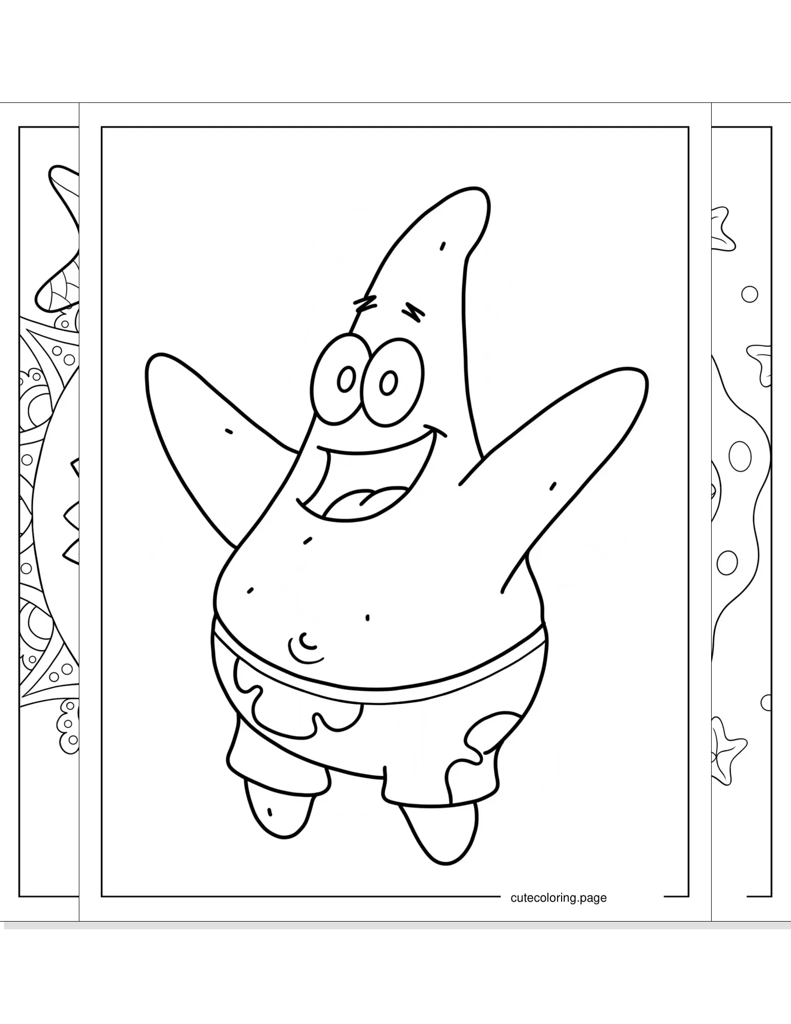 starfish coloring pages