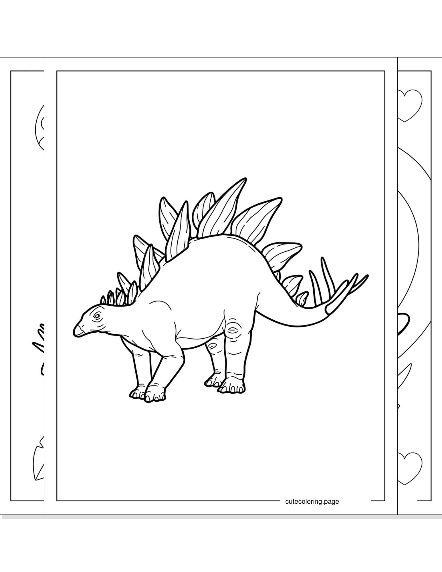 stegosaurus coloring pages