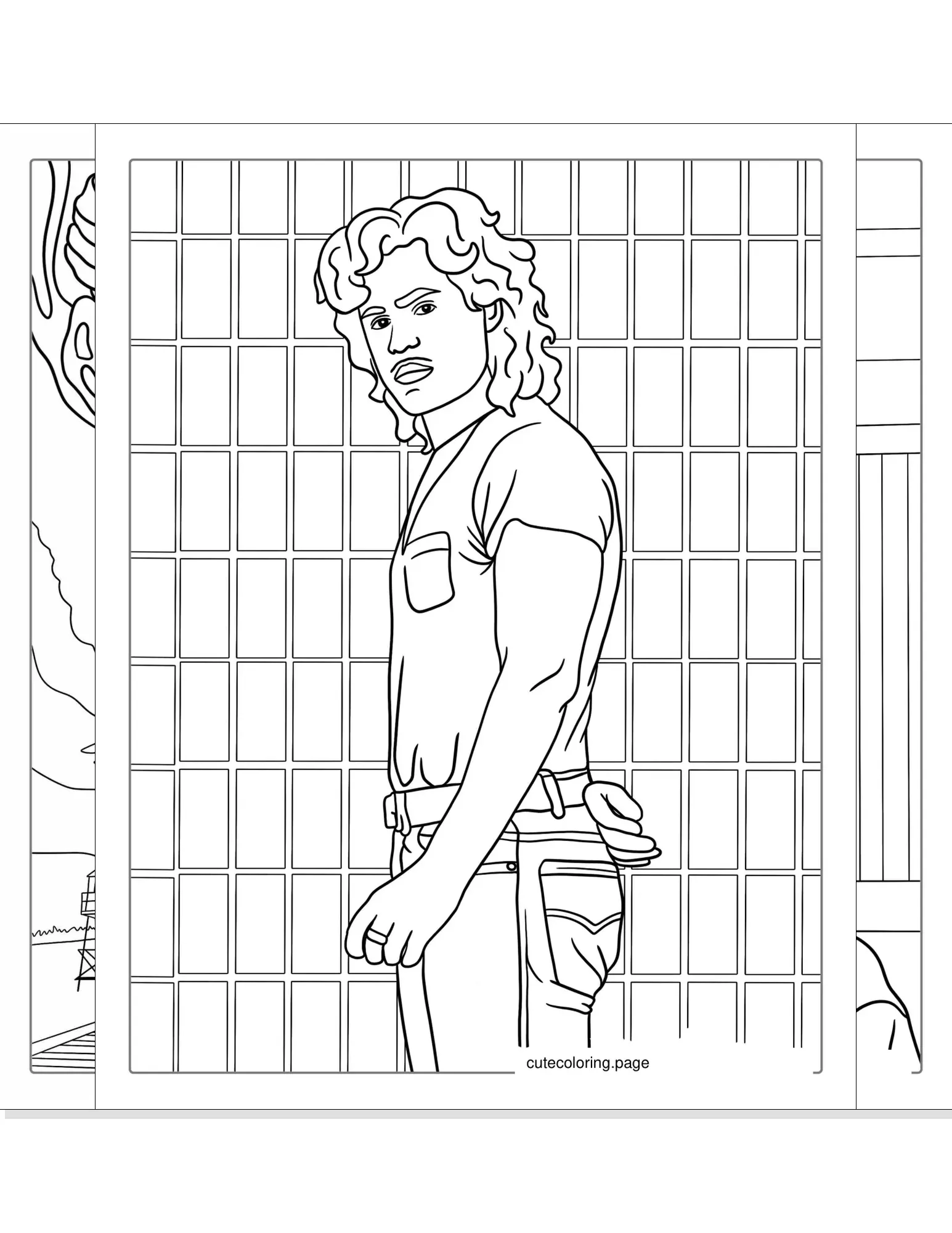 stranger things coloring pages